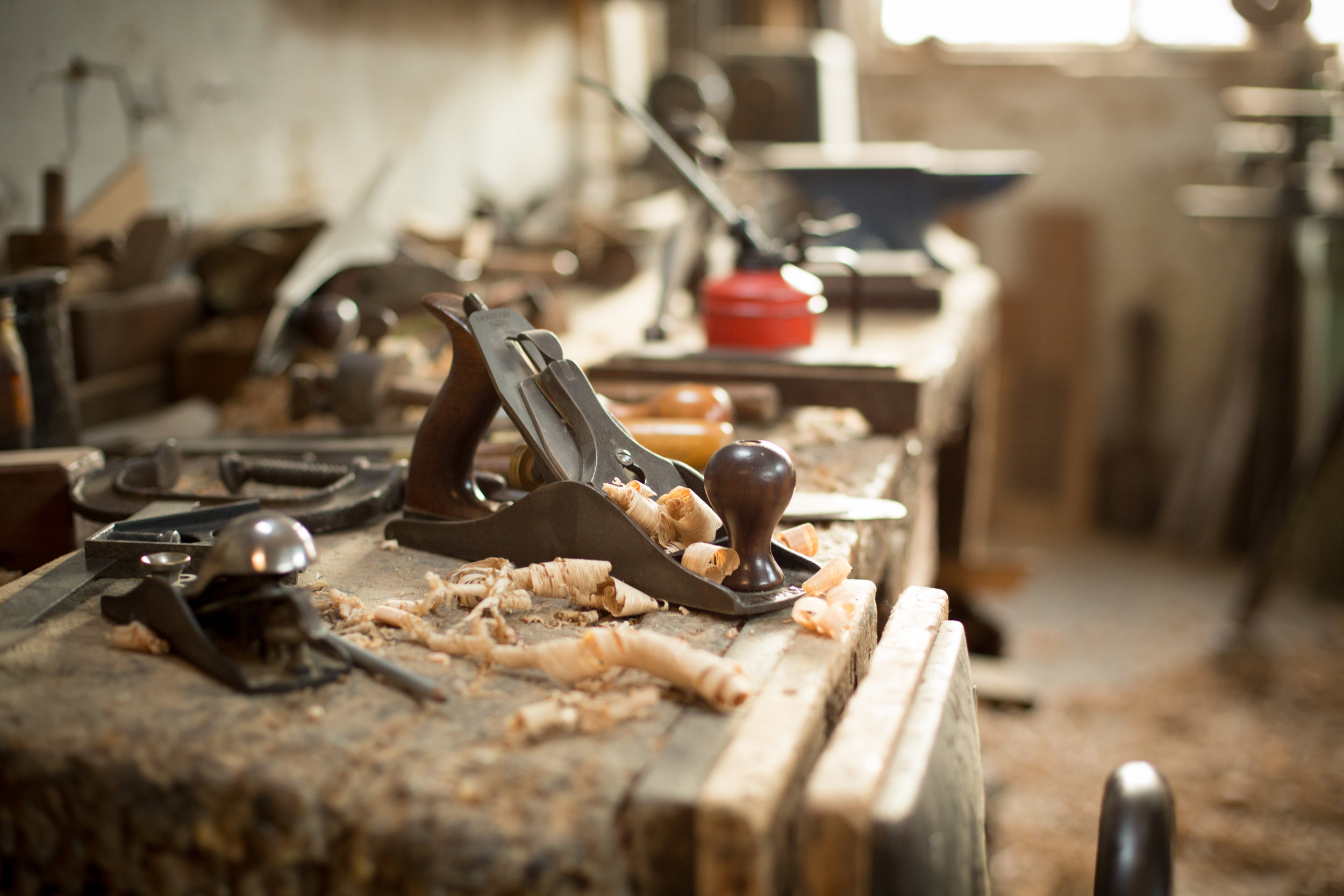 Handcrafted wide oak flooring