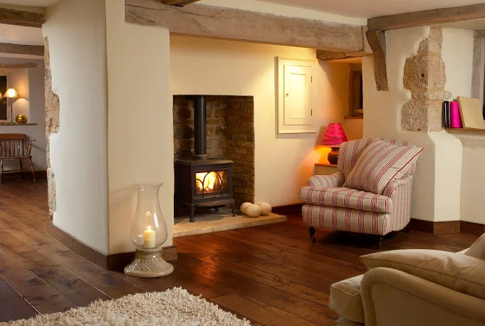 Oak floors can turn a house into a home.