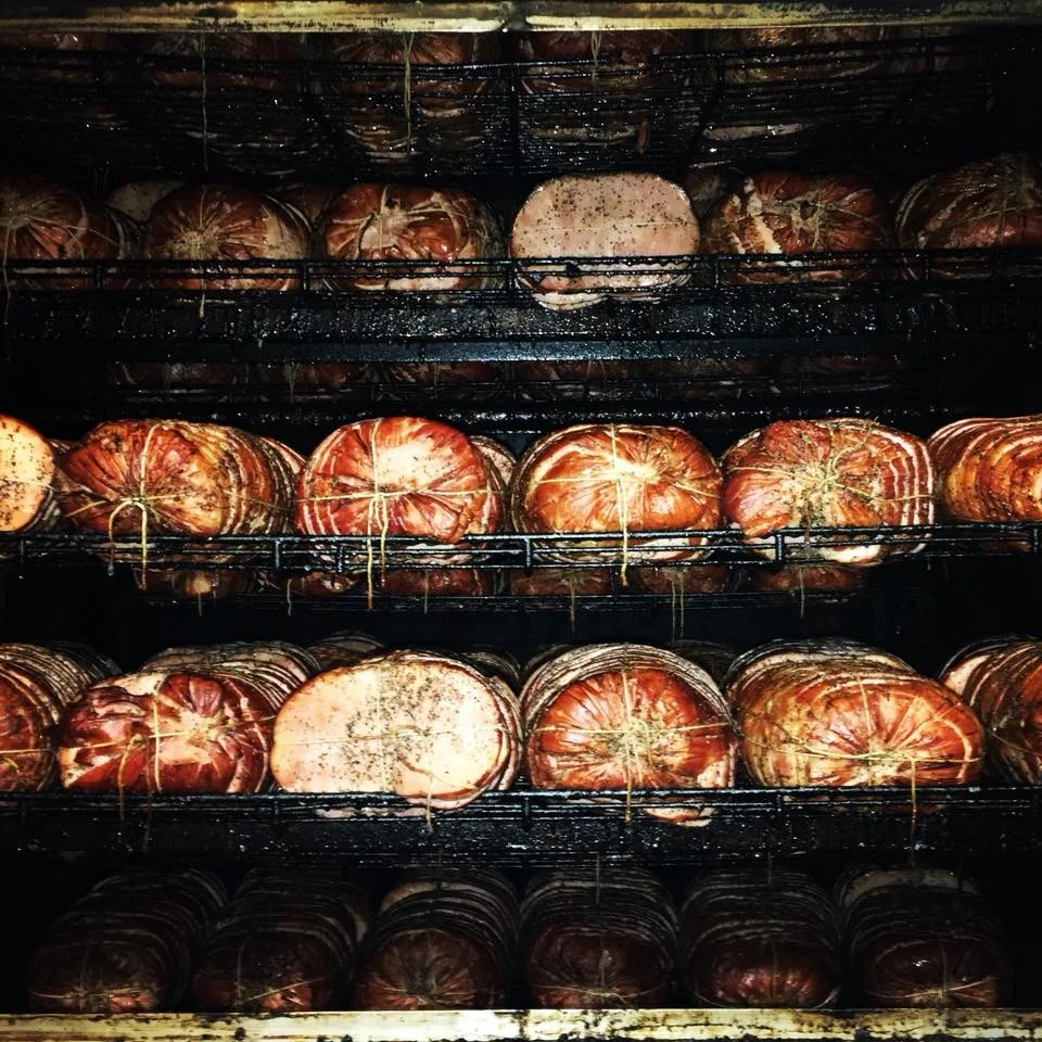 Holiday Smoked &amp; Peppered Hams