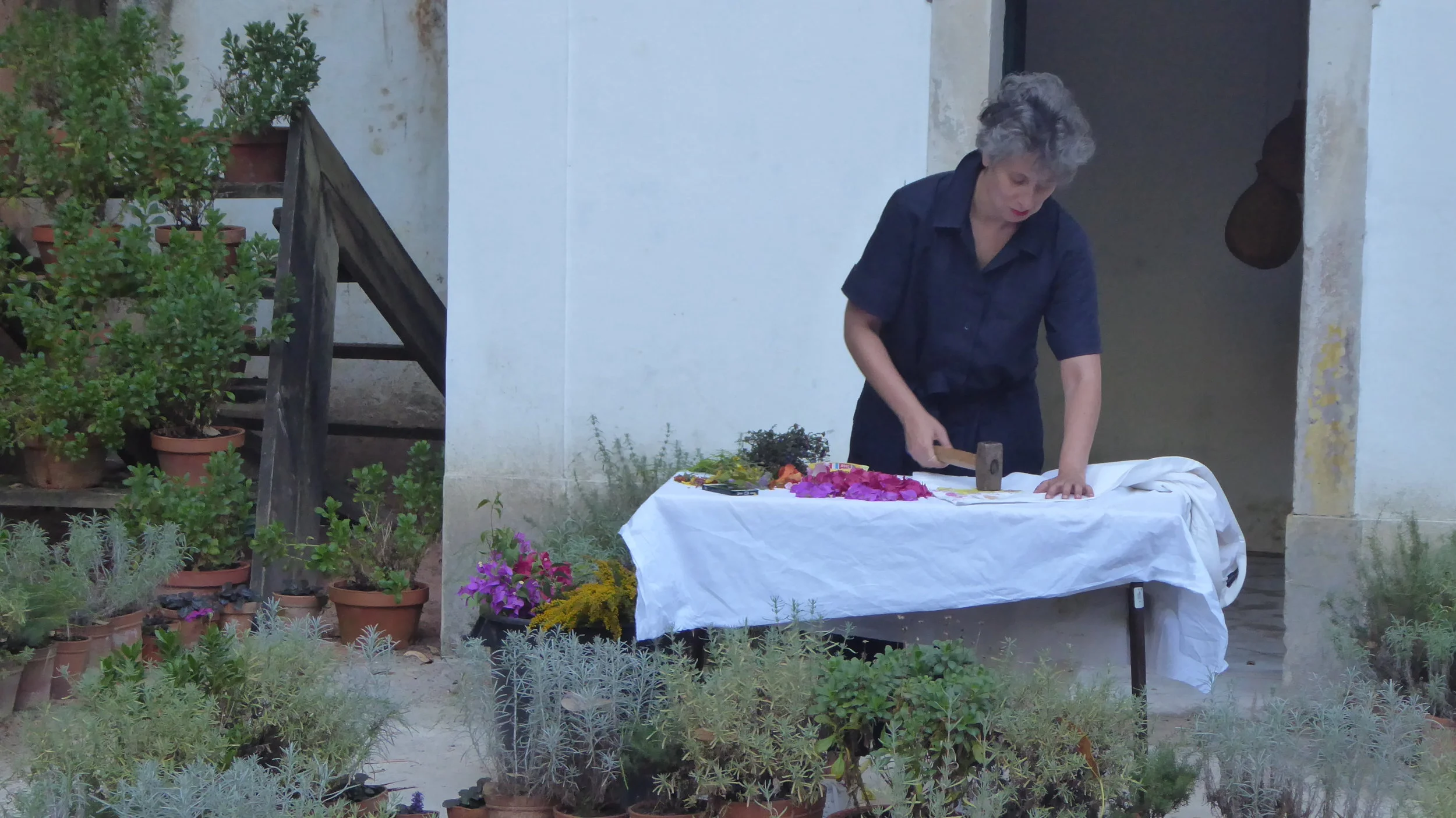 A collaborative project with performer Sónia Baptista at Culturas Experimentais, at Casa dos Narcisos in the Botanical Garden of Coimbra, Portugal.