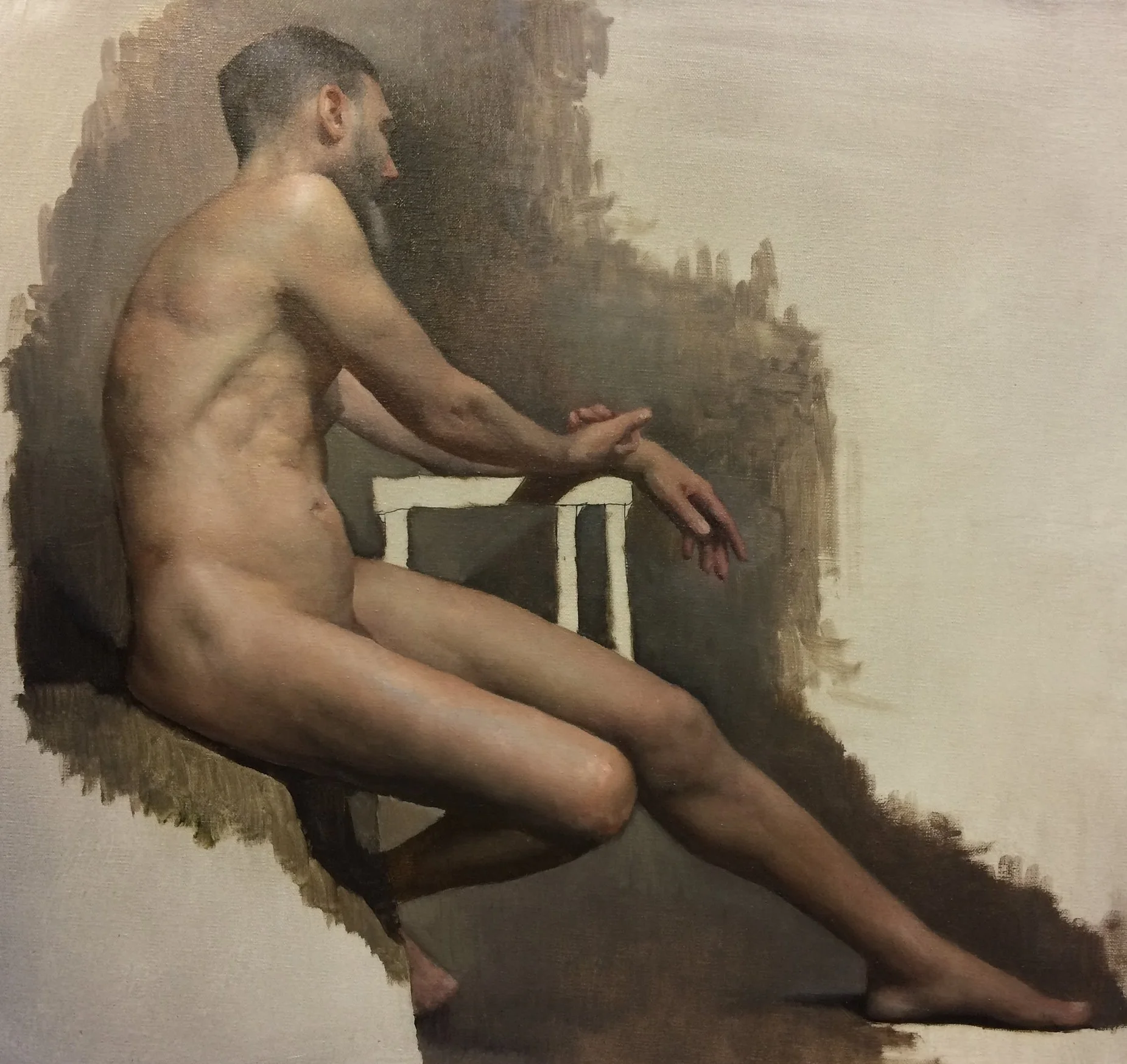 Santiago, 18"x18", Oil on Linen, 2018