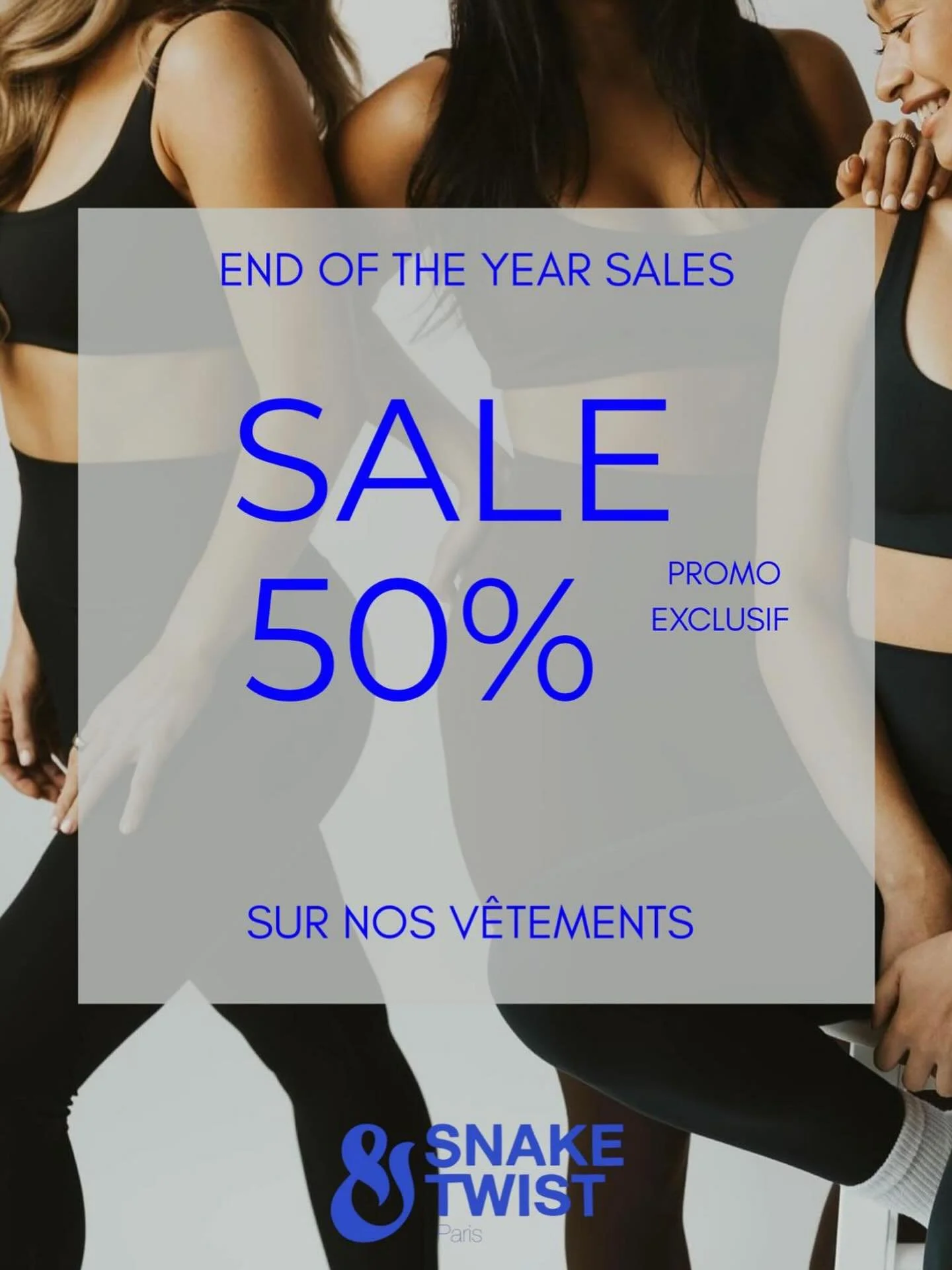 50% sur tous nos v&ecirc;tements au 66 bis rue Saint Didier 75116 ‼️