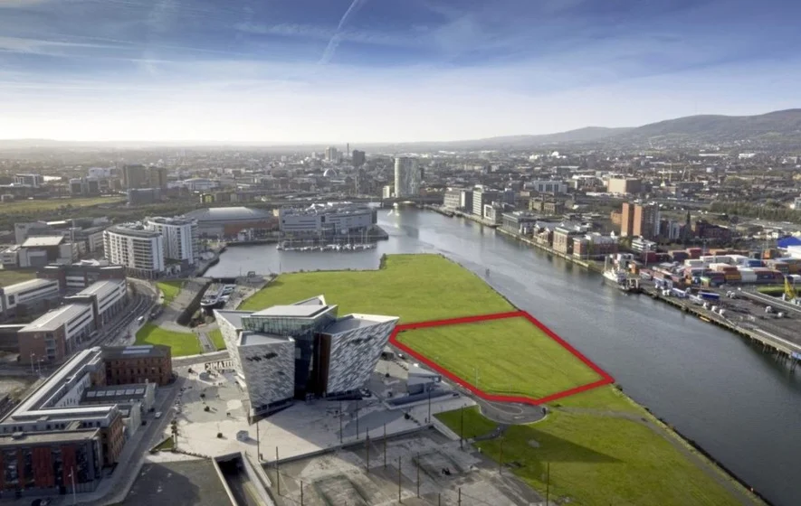 The site is within an area earmarked for the second phase of development of Titanic Quarter.