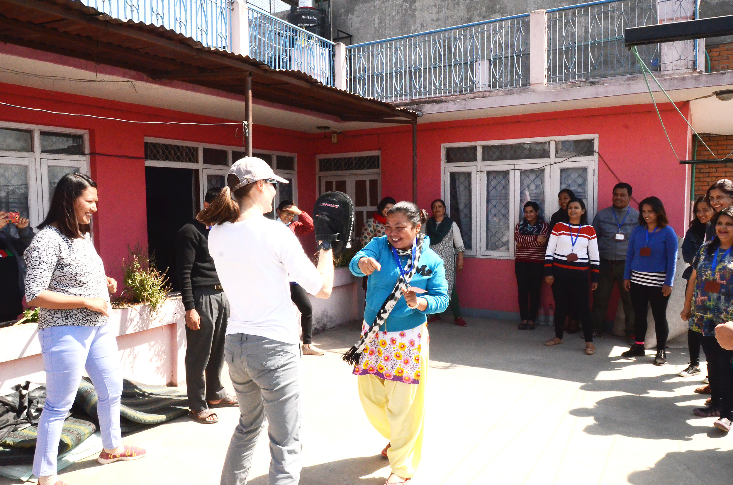 Teaching Self-Defense in Kathmandu, Nepal