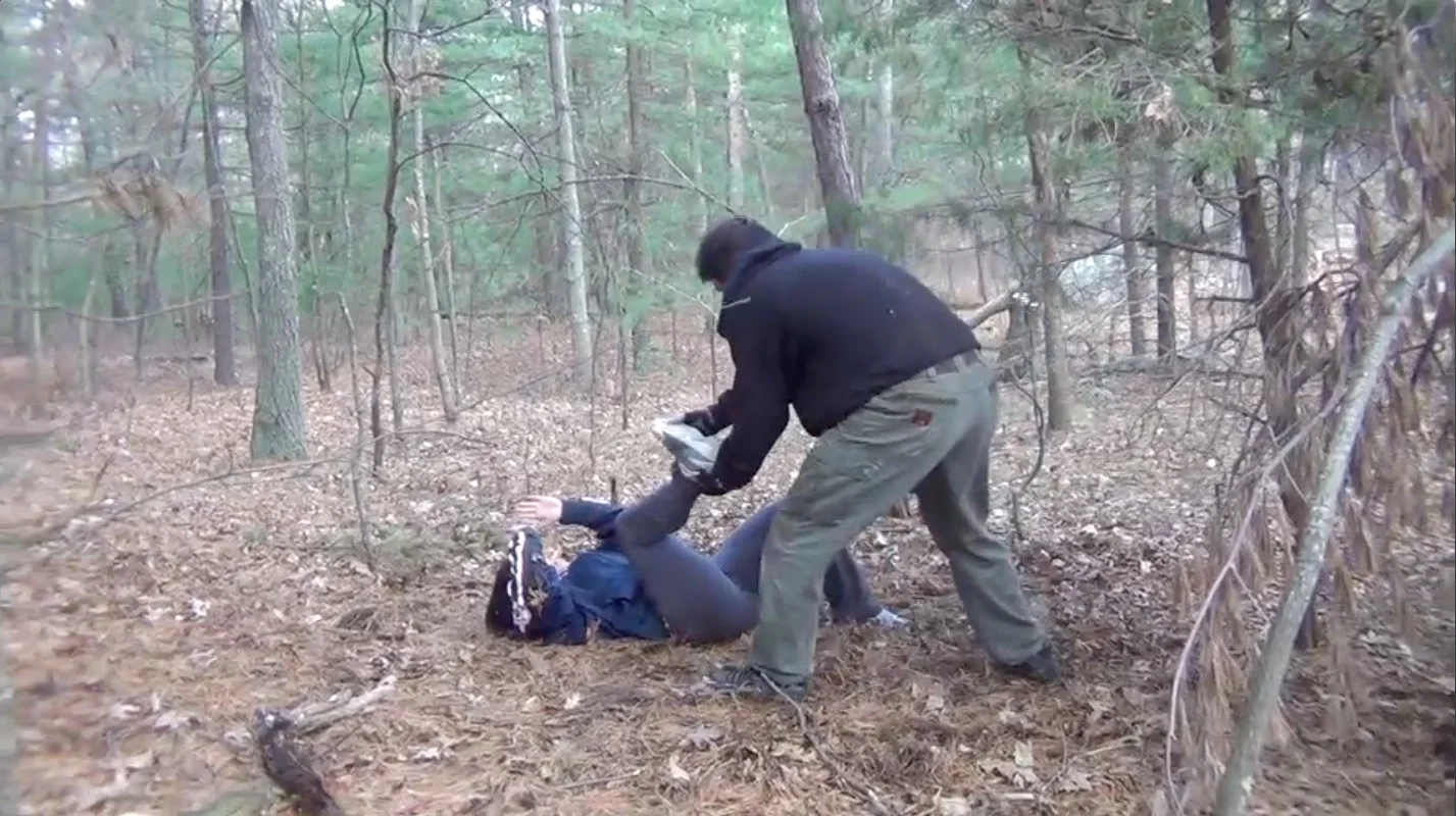 Falling to the ground can be very scary. However, with some training, you can learn how to protect yourself even in this scenario. Photo credit: Alpha Krav Maga Boston and Robert McDonald