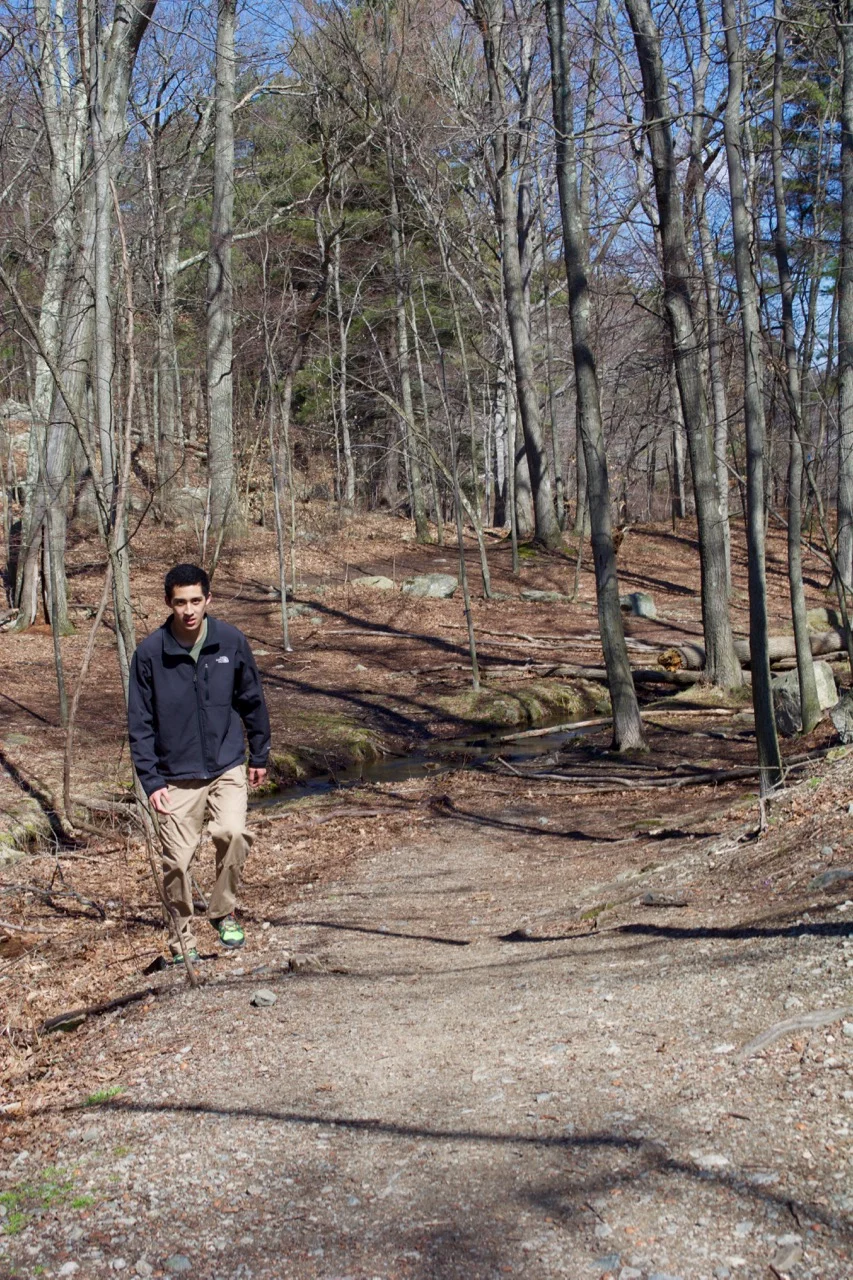Awareness means you saw this guy awhile back. You're running confidently and have a plan should he not be a nice guy like most people you meet on the trail.