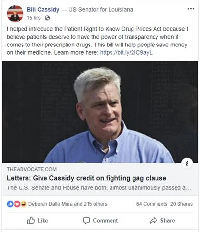 ATAP President Featured in Louisiana's The Advocate, Sen. Cassidy Reacts
