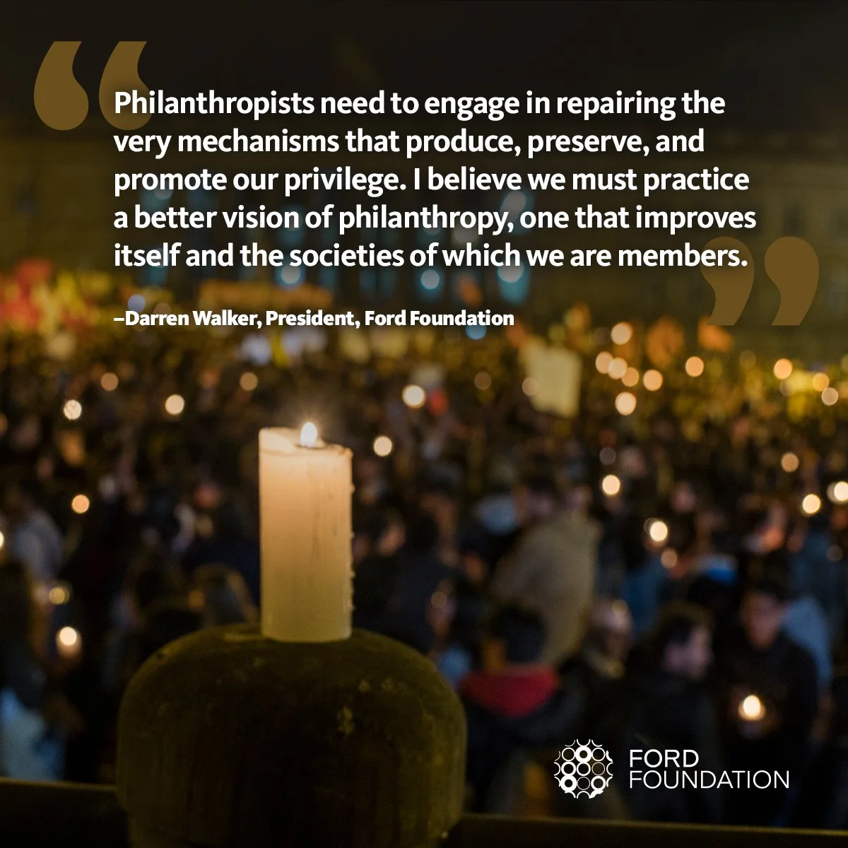 The coming of hope: A 2019 vision for philanthropy