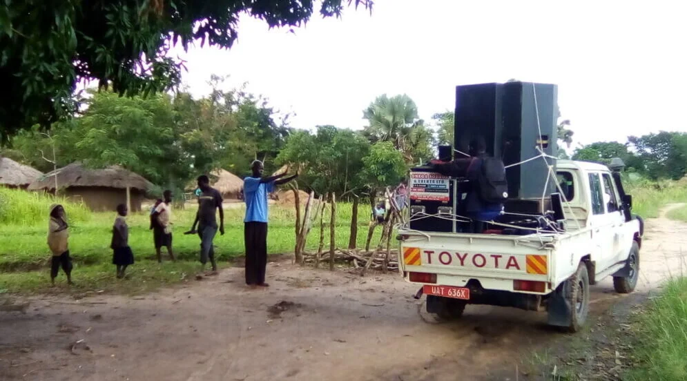 Saved by the Amref Health truck during the COVID -19 Lock down in Amuru District