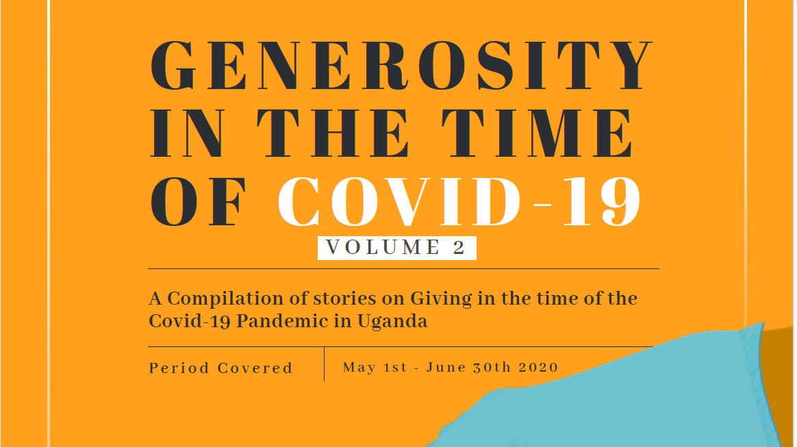 GENEROSITY IN THE TIME OF COVID-19 V O L U M E 2