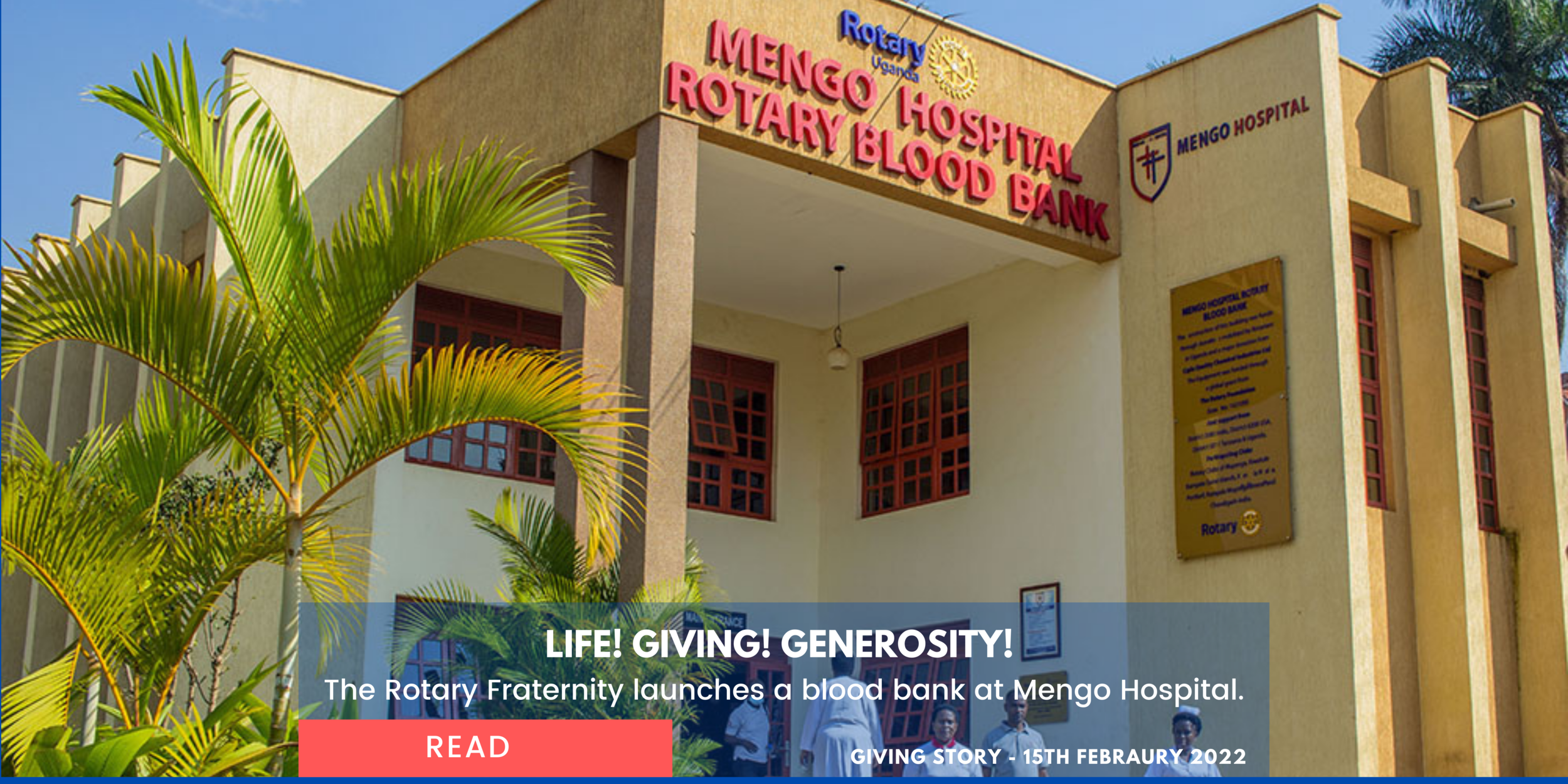 The Rotary Fraternity launches a blood bank at Mengo Hospital