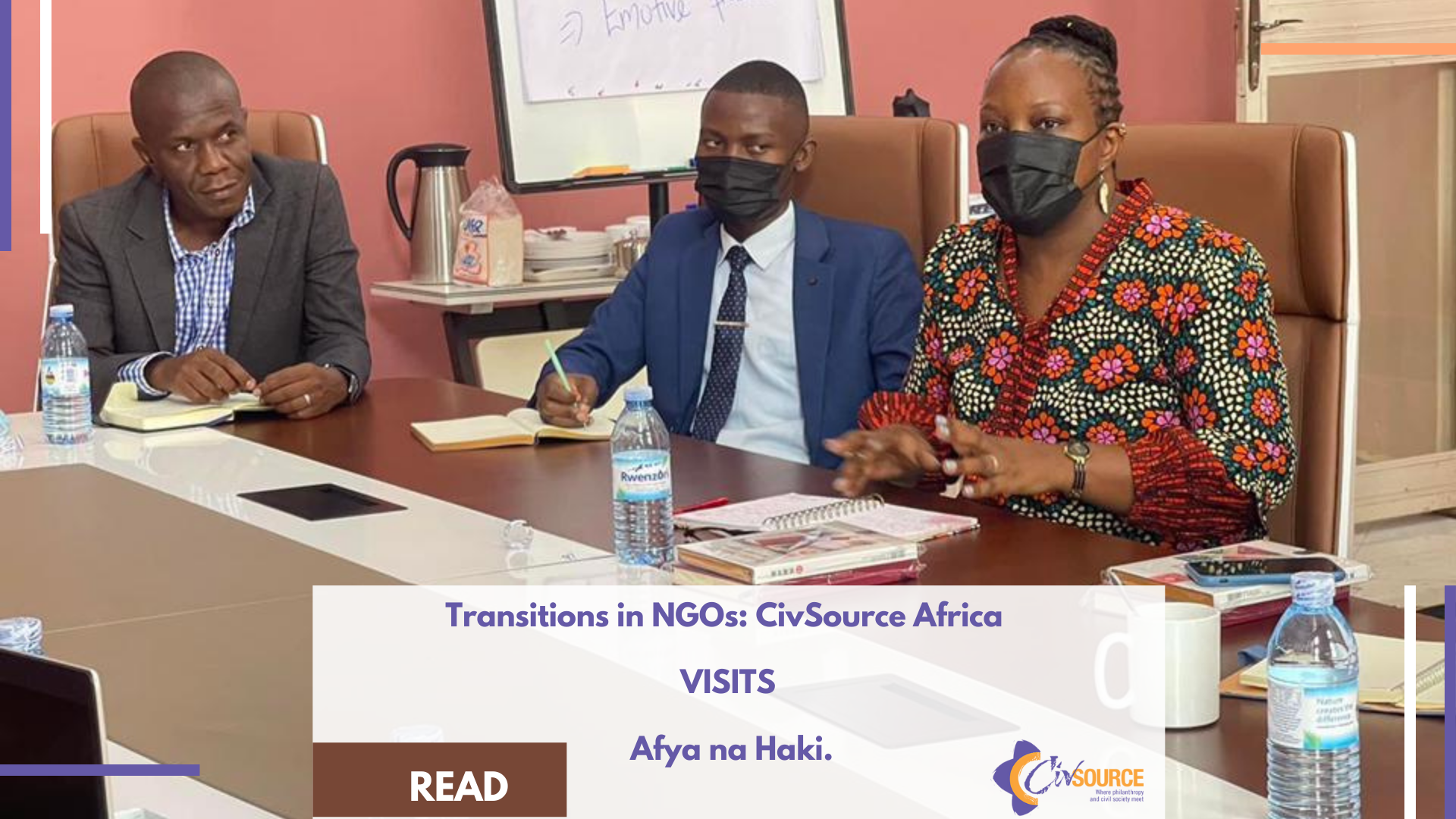 Transitions in NGOs: CivSource Africa Visits Afya na Haki.