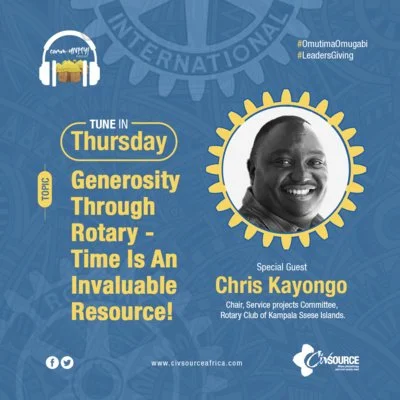 Generosity Through Rotary – Time is an Invaluable Resource!