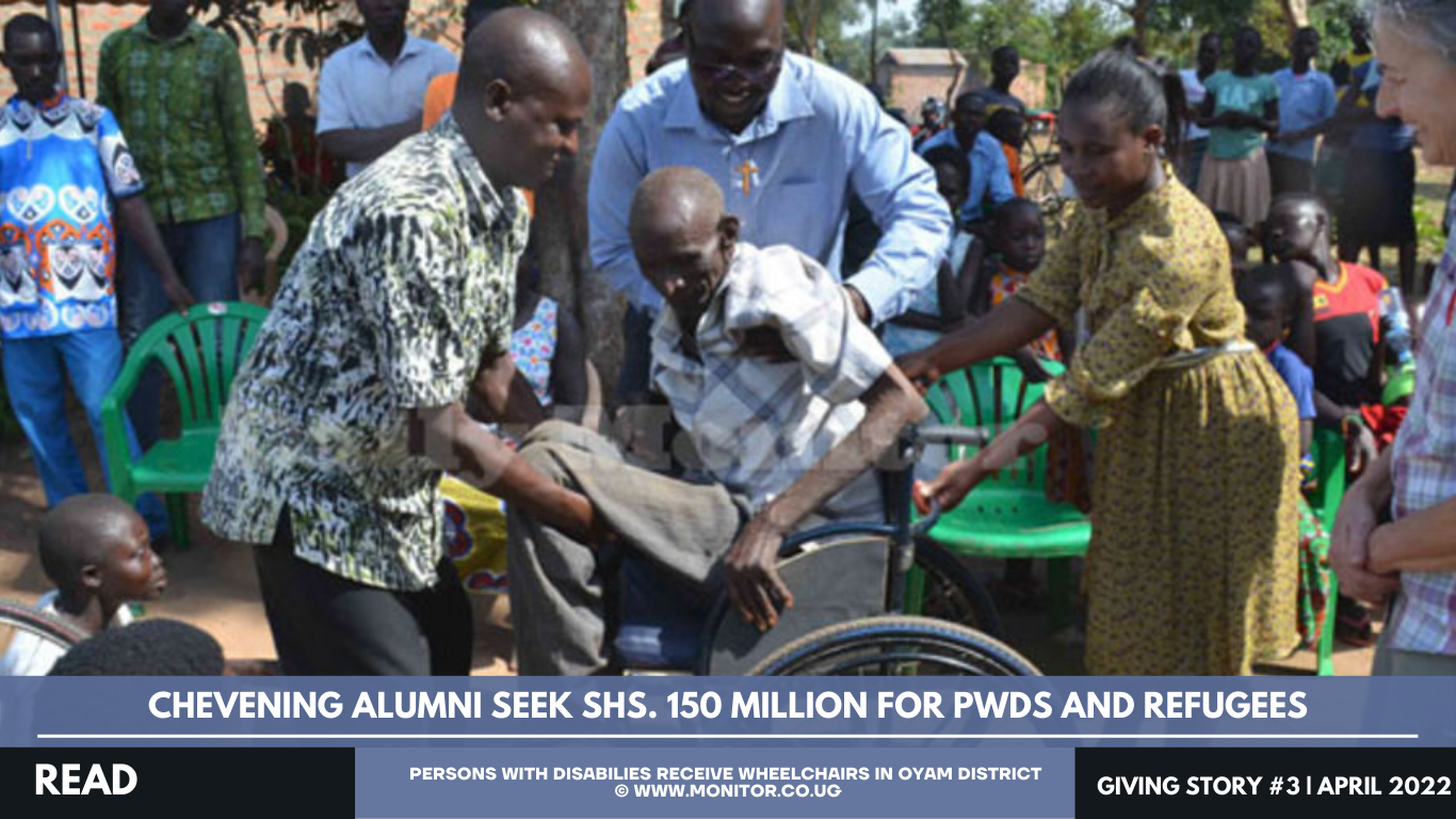 Chevening alumni seek Shs. 150 million for PWDs and refugees