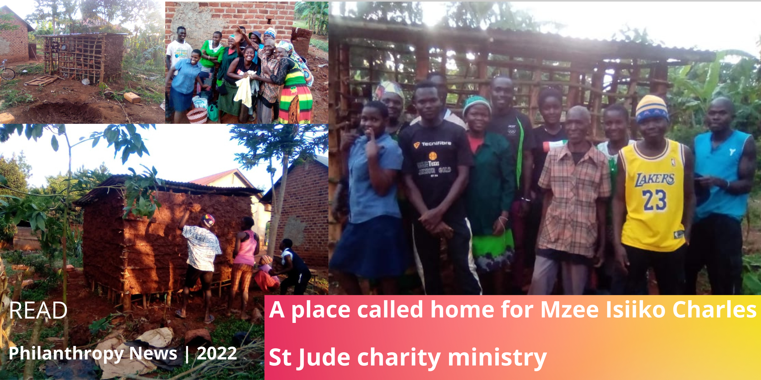 A place called home for Mzee Isiiko Charles.