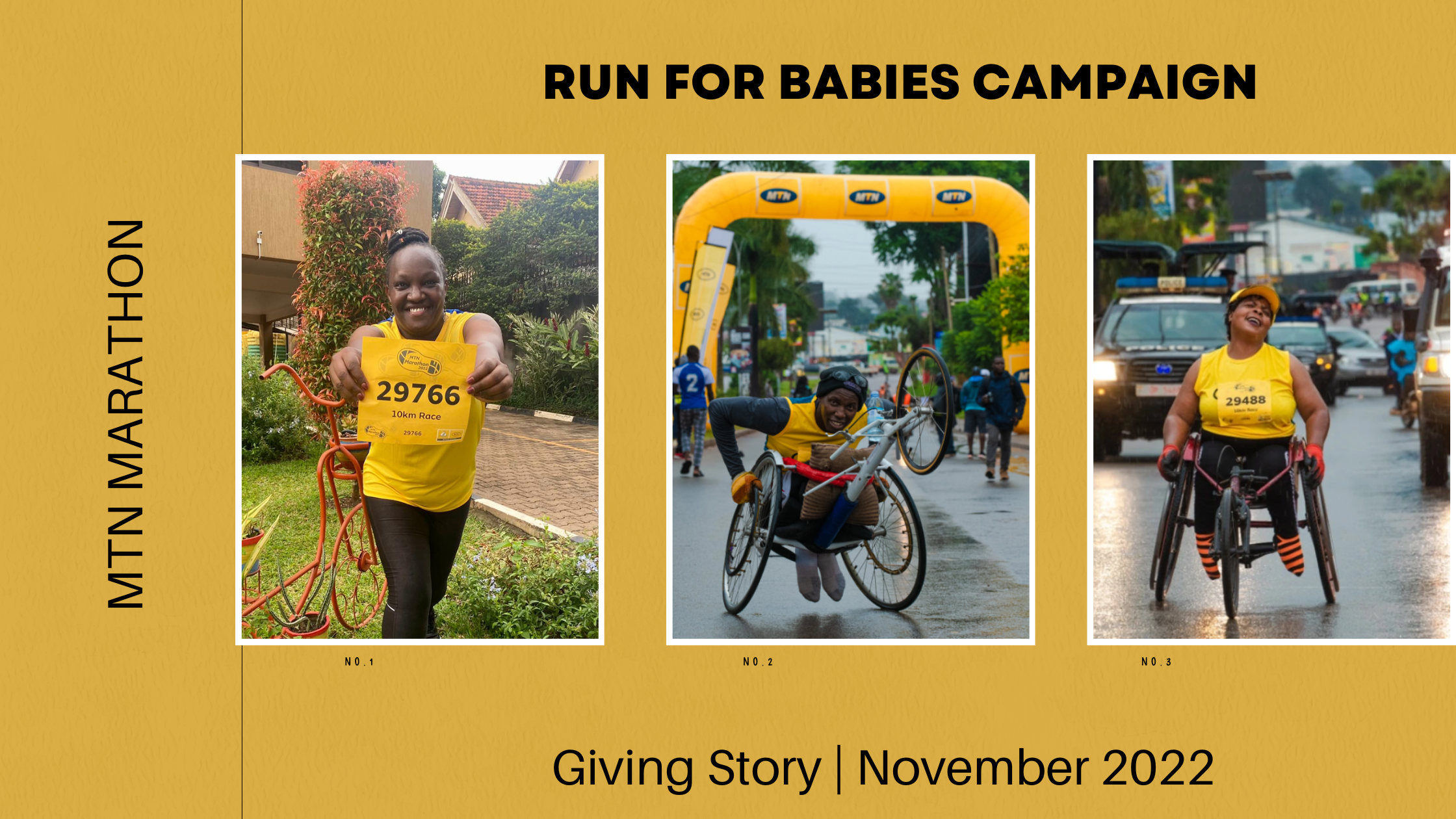 MTN MARATHON – RUN FOR BABIES CAMPAIGN