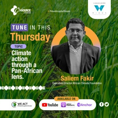 Enabling Philanthropy for Climate Climate action through a Pan-African lens. Community Podcast 