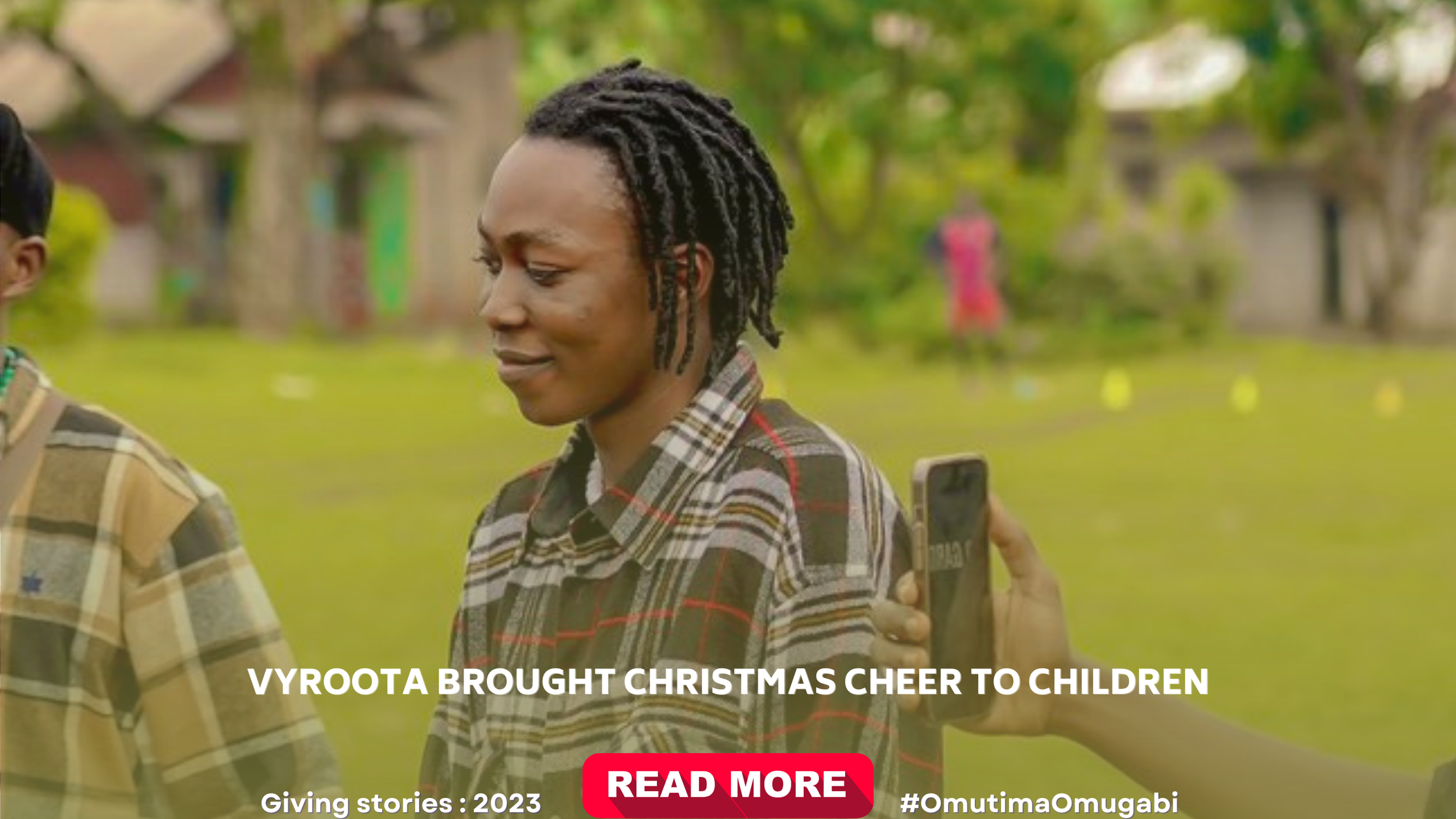 Vyroota brought Christmas cheer to children.