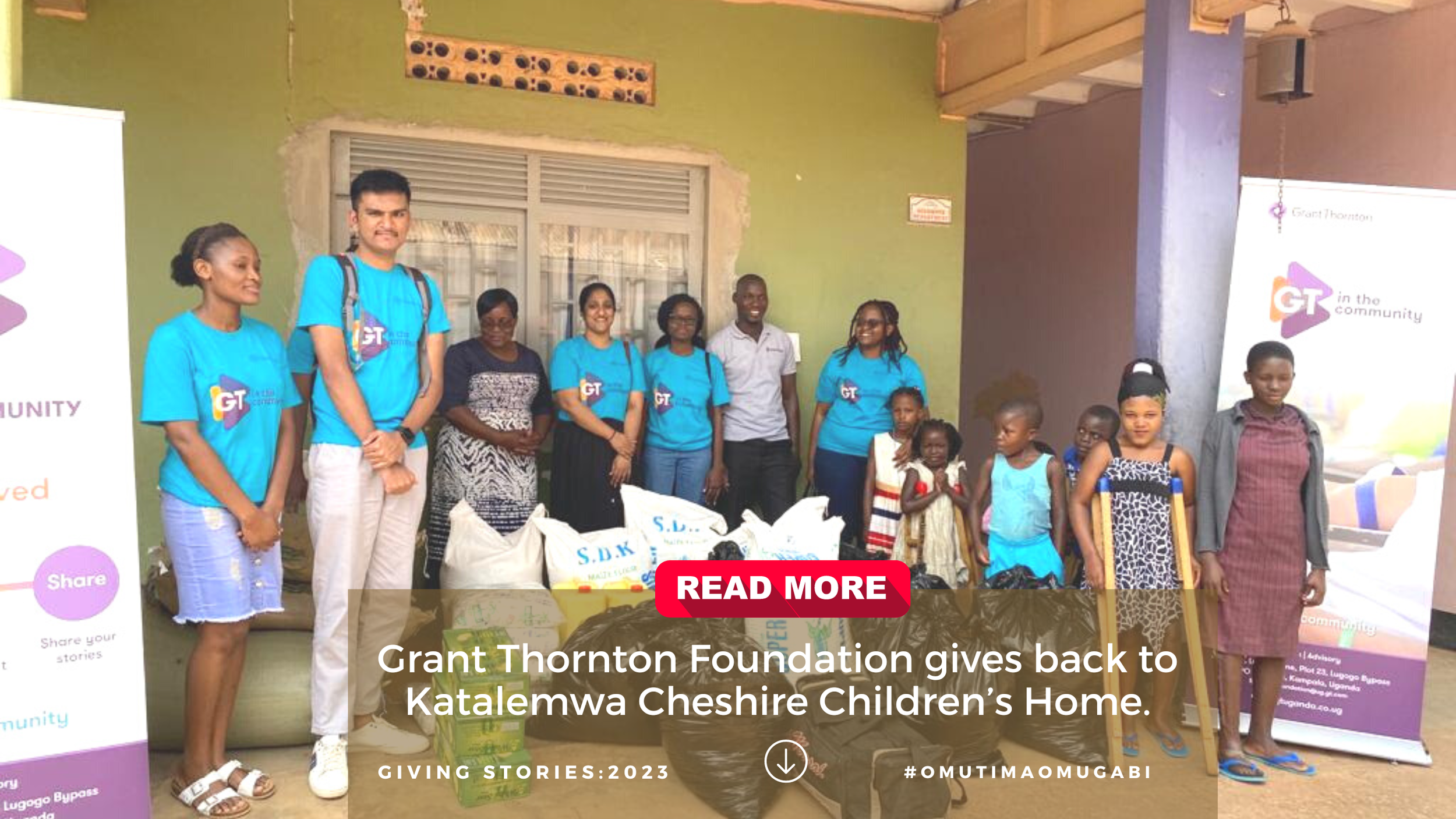 Grant Thornton Foundation gives back to Katalemwa Cheshire Children’s Home