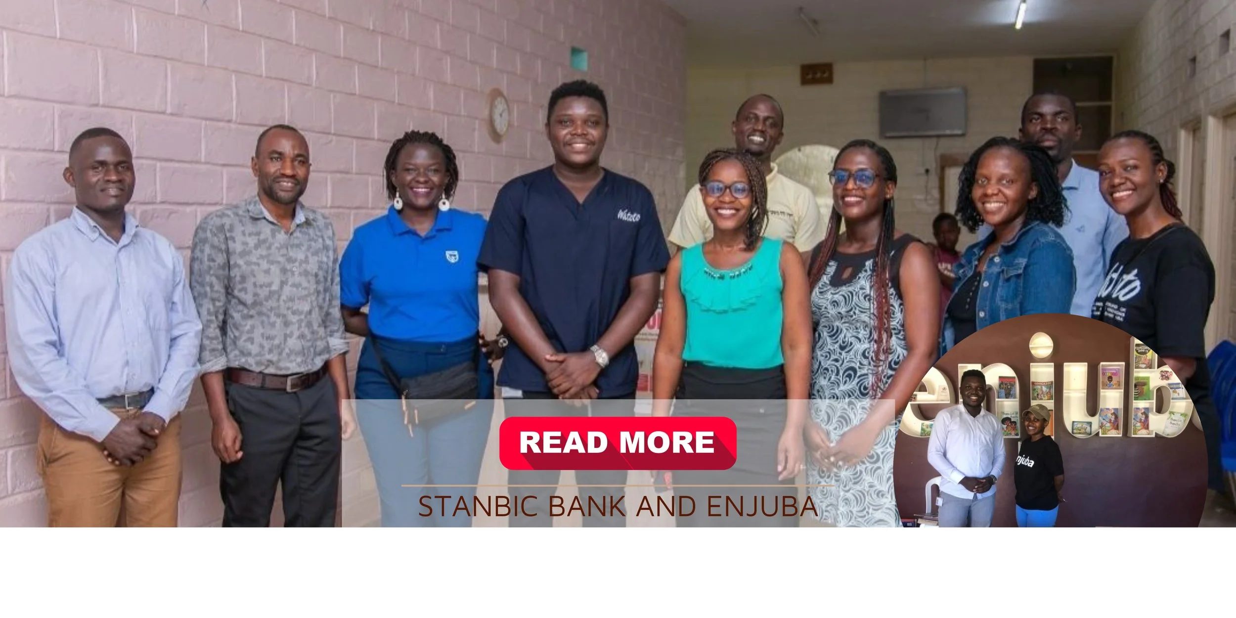 Stanbic Bank and Enjuba collaborate for good.