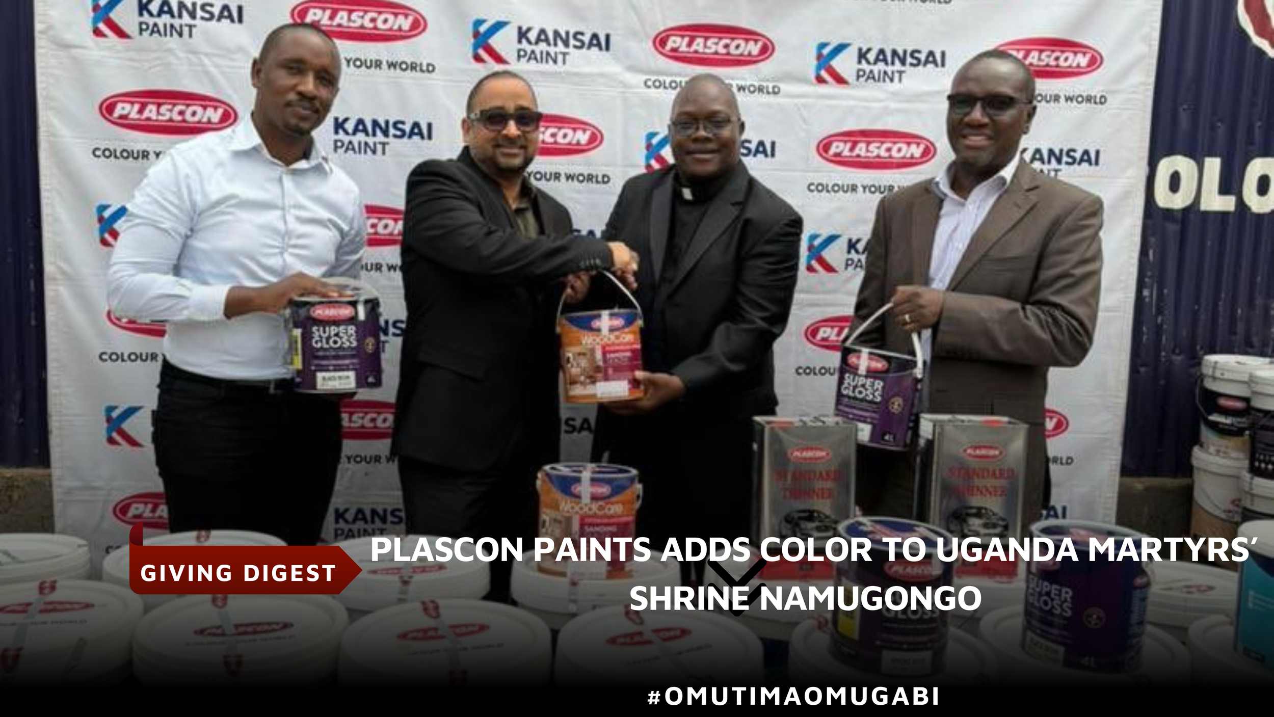 Plascon Paints adds color to Uganda Martyrs’ Shrine Namugongo 
