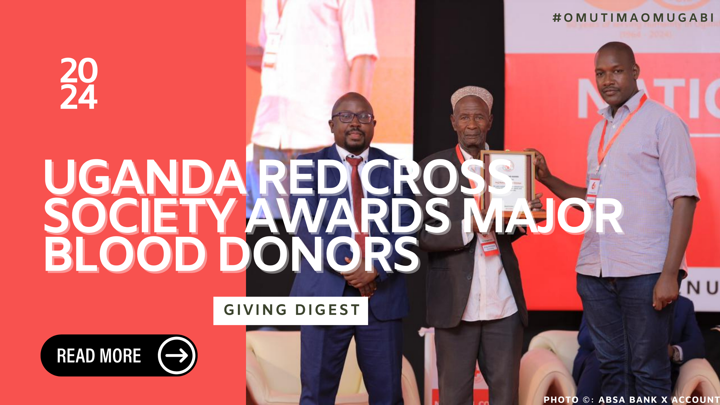Uganda Red Cross Society awards major Blood Donors 