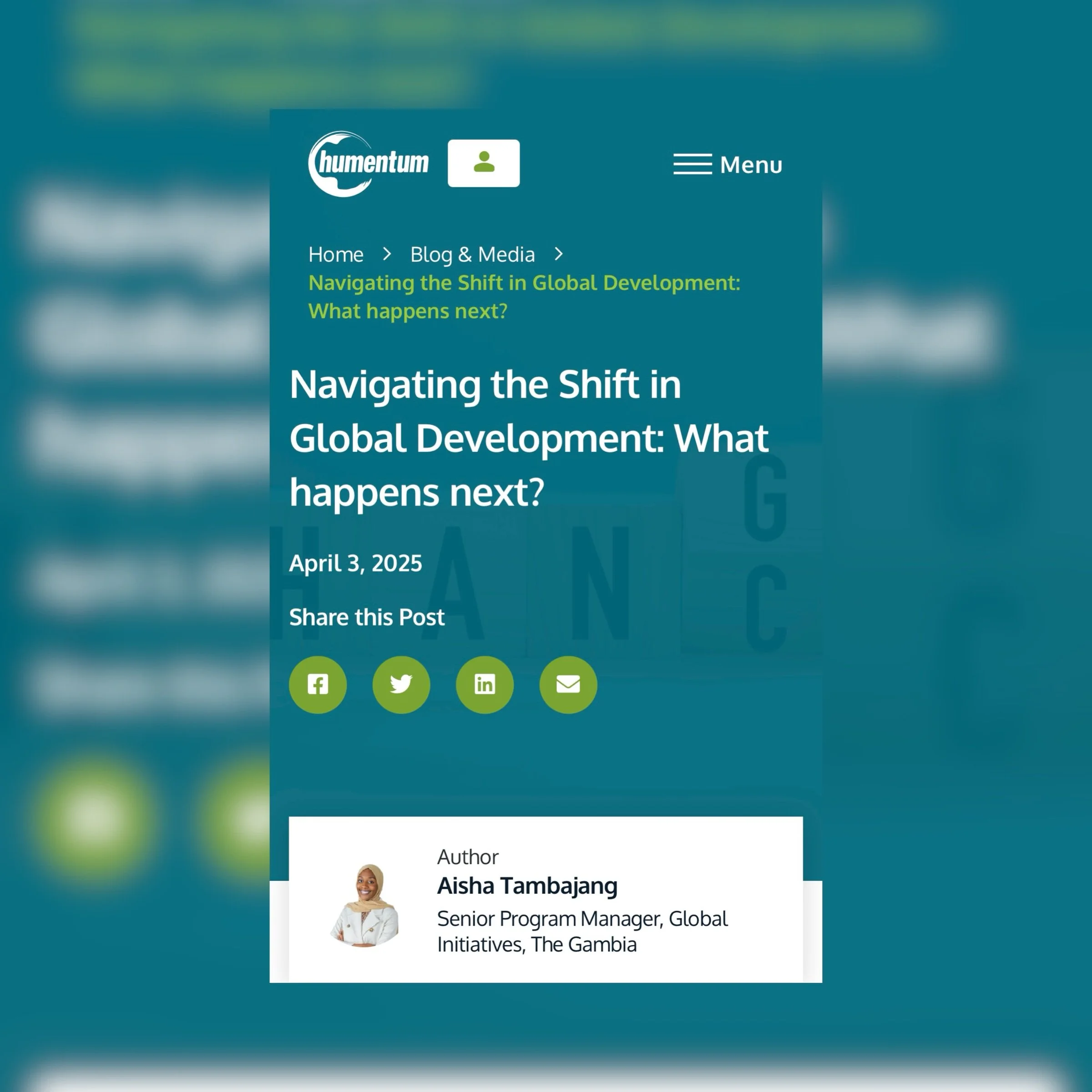 Reimagining Global Development: From Aid to Action