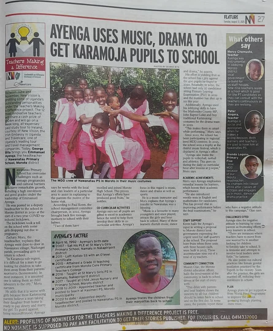 Giving Digest | Emmanuel Ayenga - Giving Music and Education in Karamoja