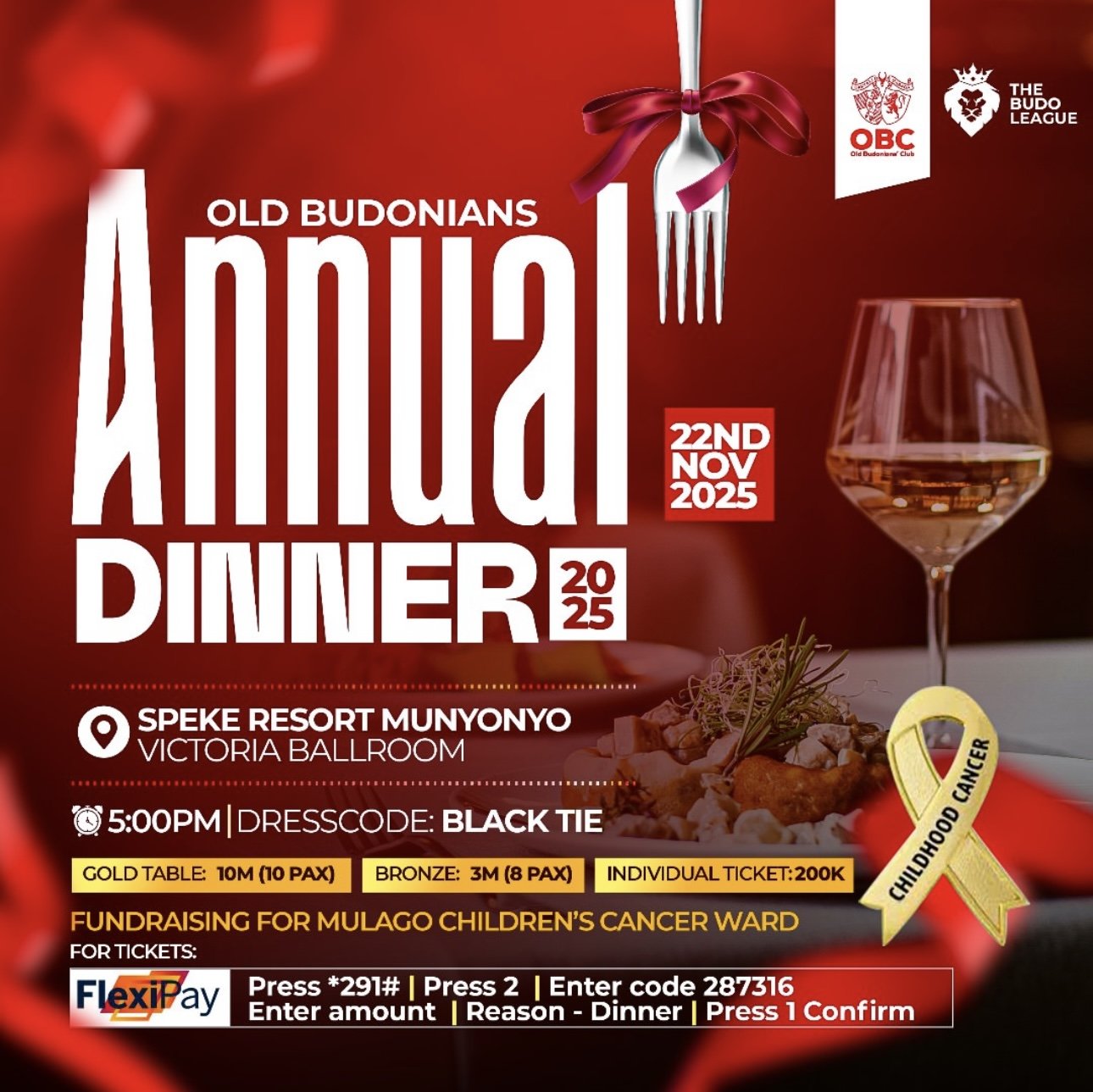 An evening for the Mulago Children’s Cancer Ward