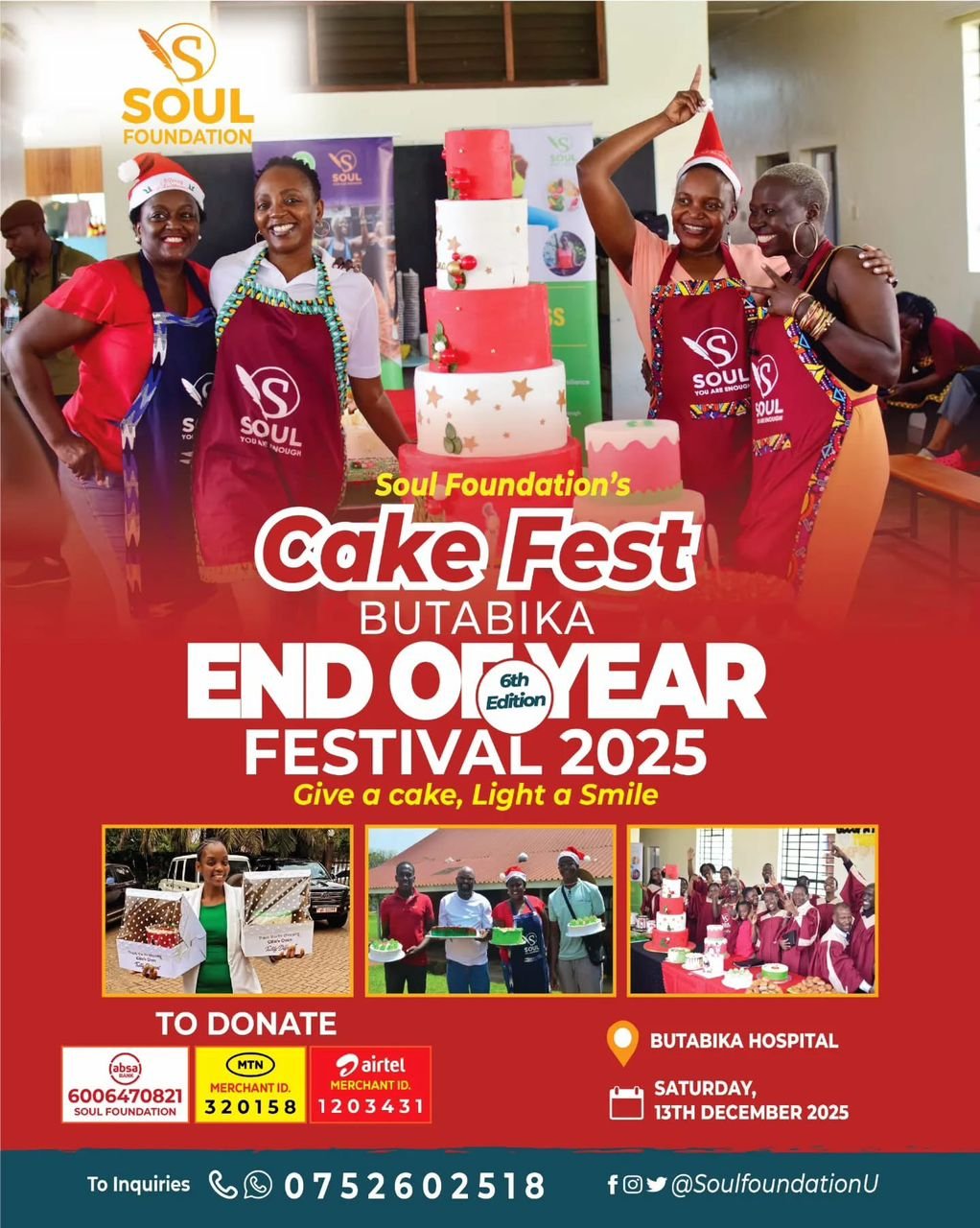 Giving Opportunity: Cake Fest Butabika (Give a Cake, Light a Smile)