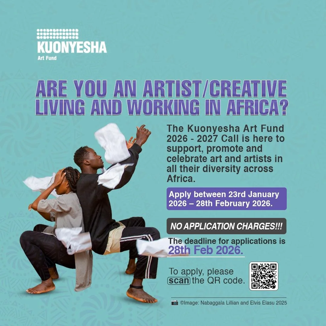 NEW CALL: Kuonyesha Art Fund Grants (2026–2027)