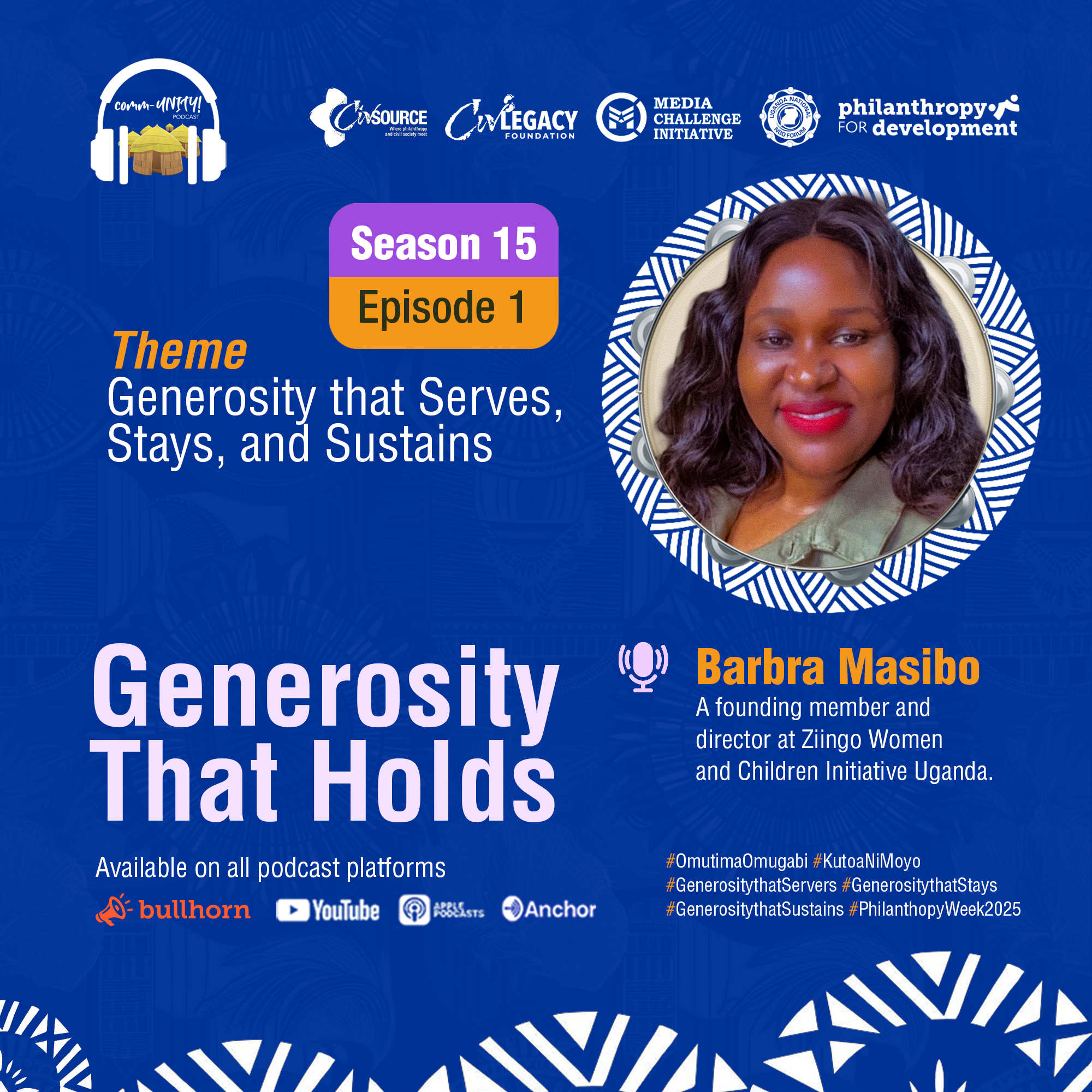 comm-UNITY! | Season 15 | Episode 1 | Generosity That Holds