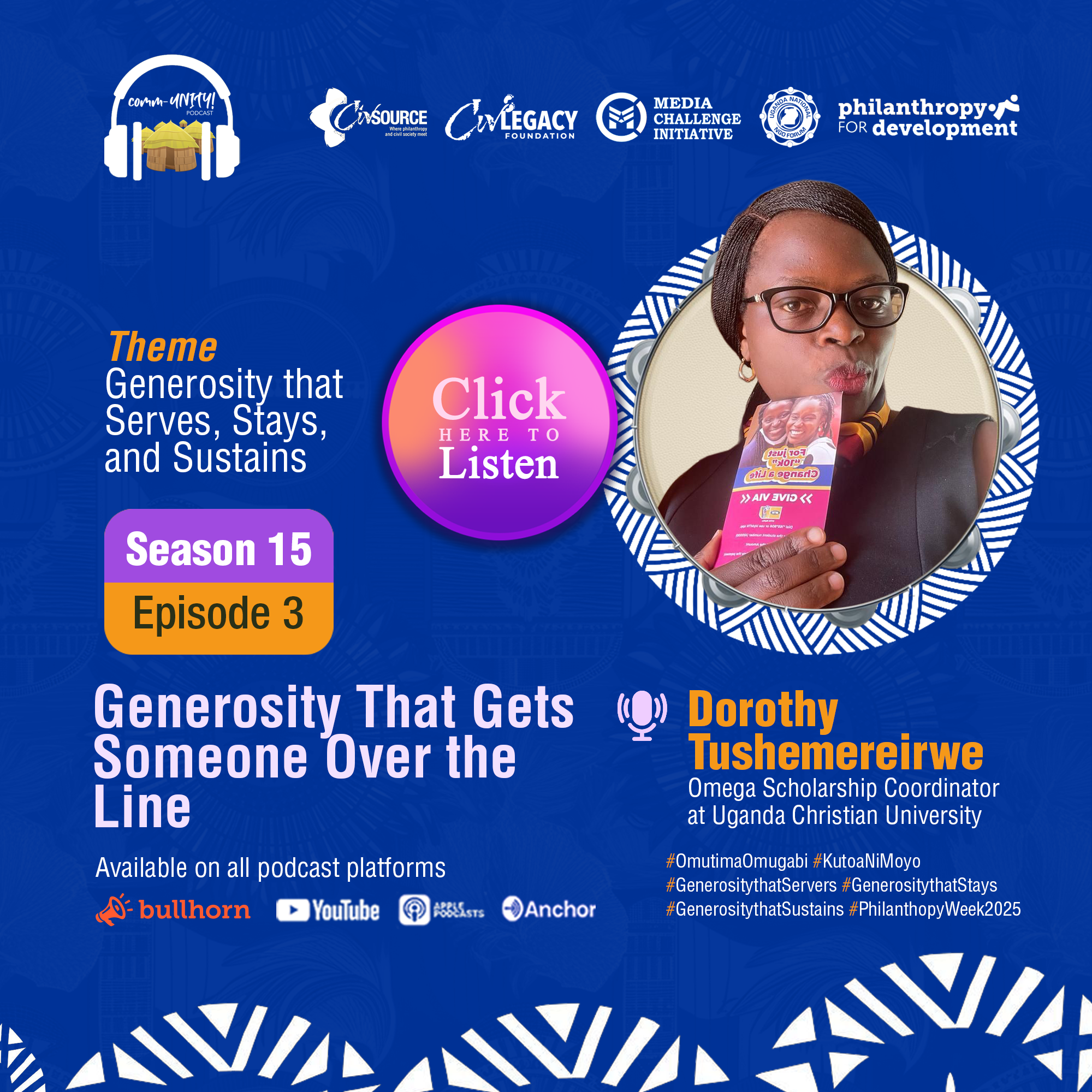  comm-UNITY! | Season 15 | Episode 3 |Generosity That Gets Someone Over the Line