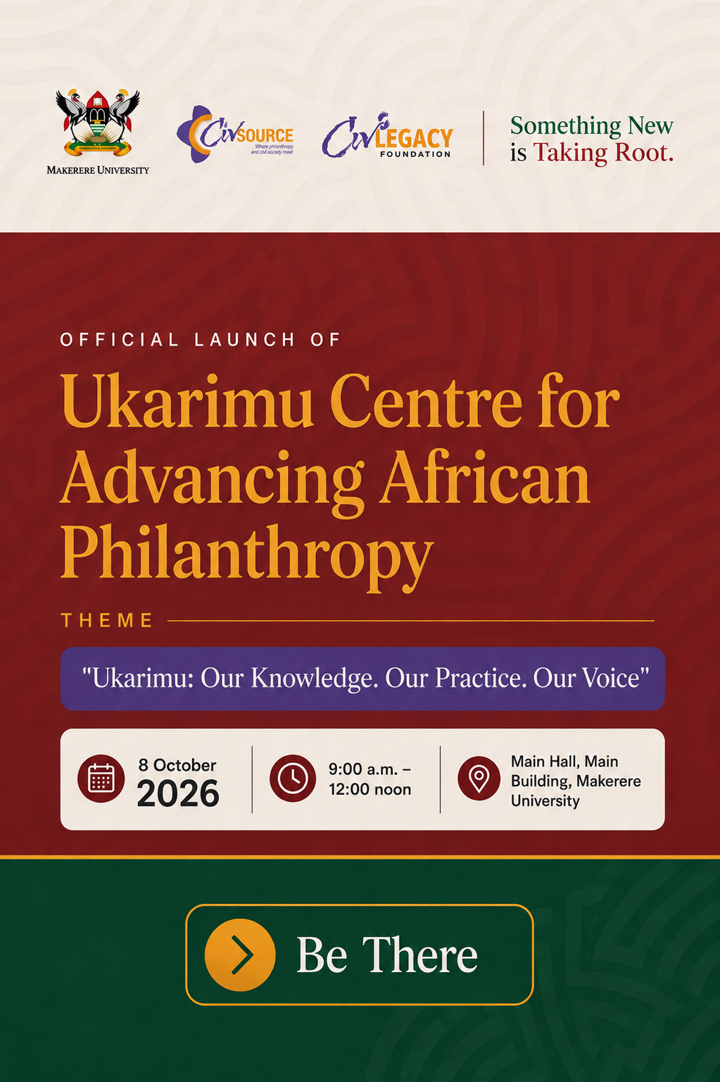 Ukarimu Centre For Advancing African Philanthropy Official Launch