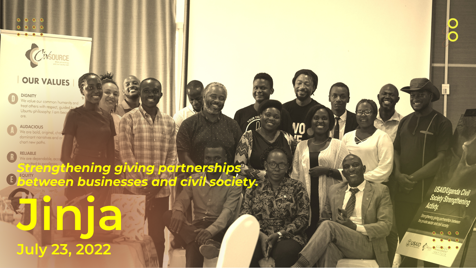 Strengthening giving partnerships between businesses and civil society in Jinja.
