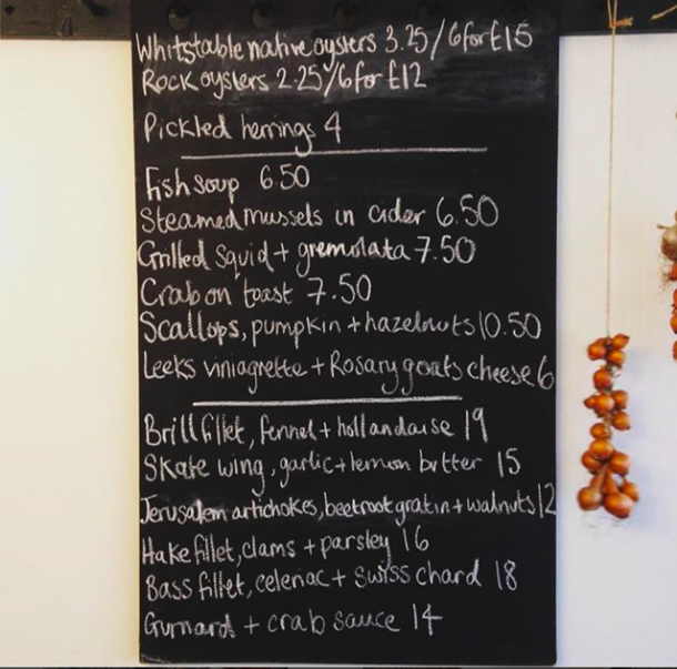 Angela's whole menu is cooked on a Harrison Charcoal Oven