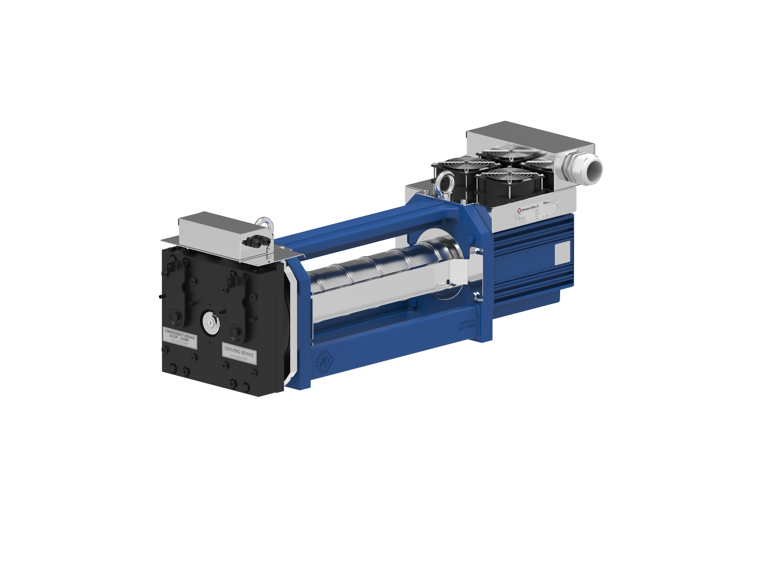 Montanari MBA200 belted gearless machine