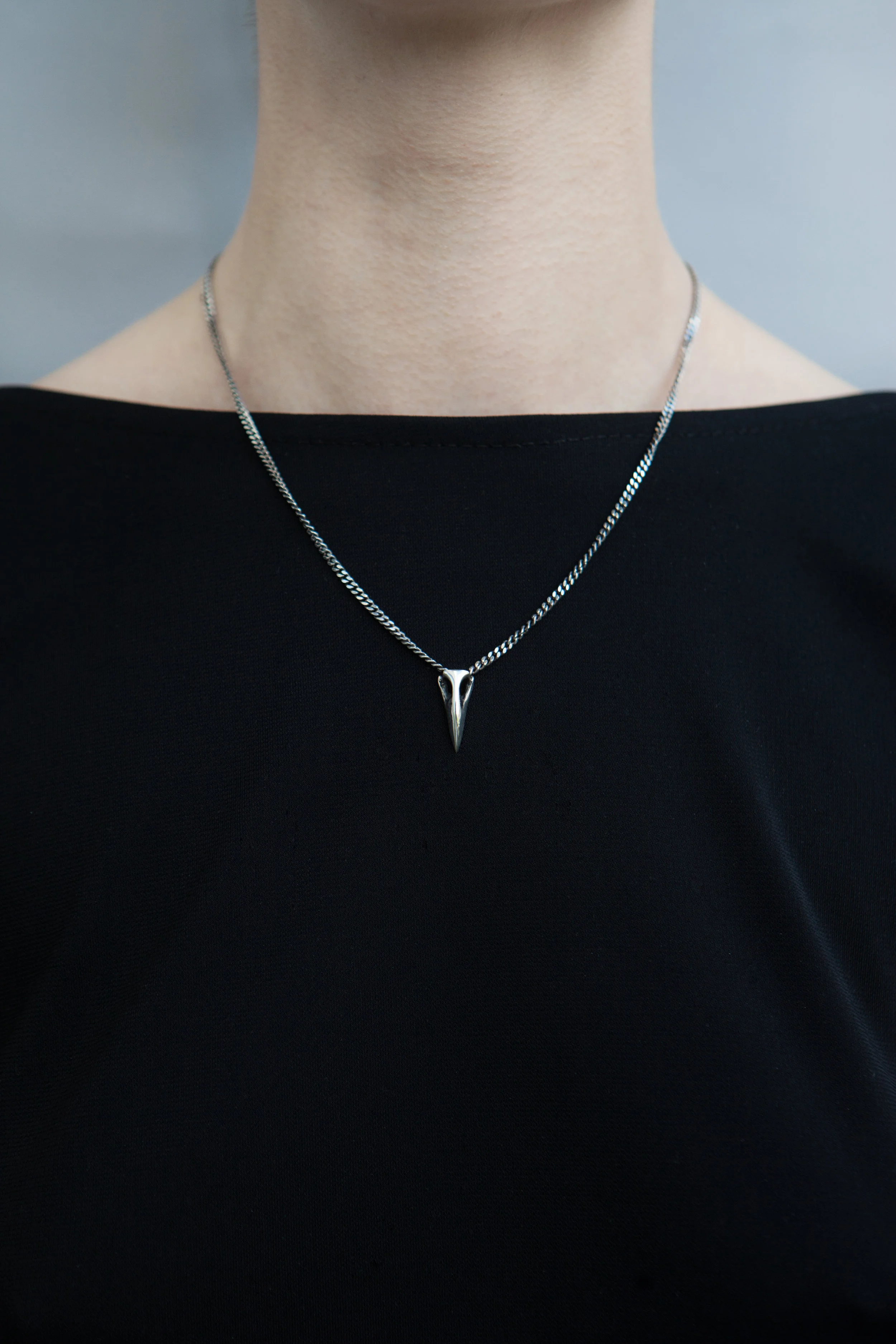 Micro Beak Charm Necklace