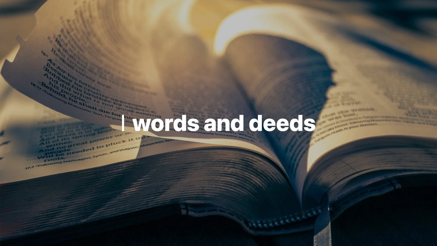 03-13: Words and Deeds episode artwork