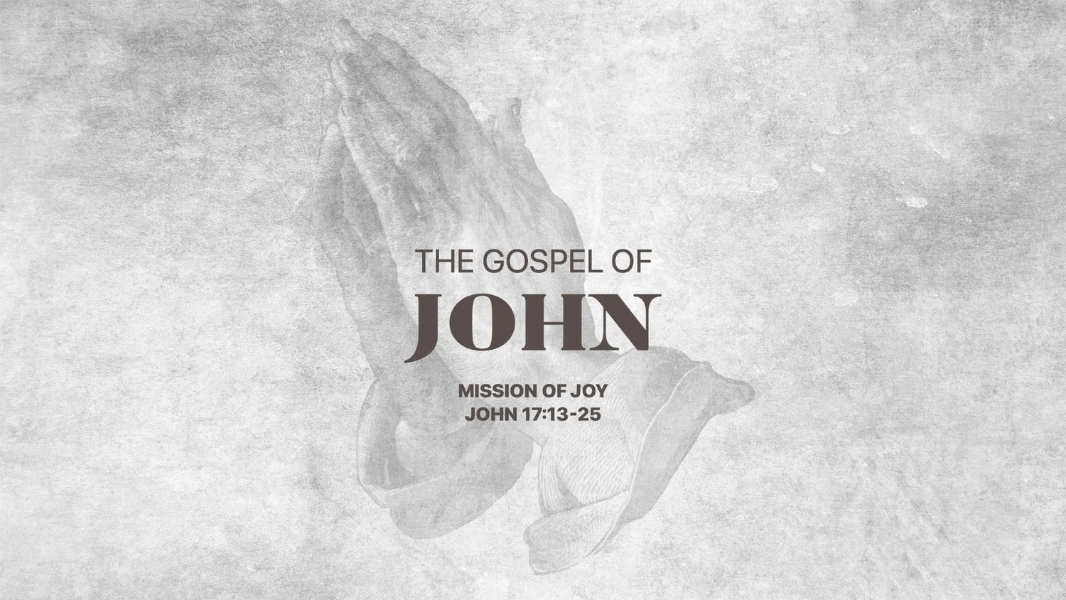 11-06: John Series :: Mission of Joy episode artwork