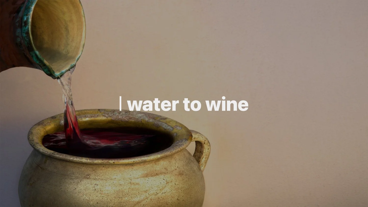 11-03: Water to Wine episode artwork