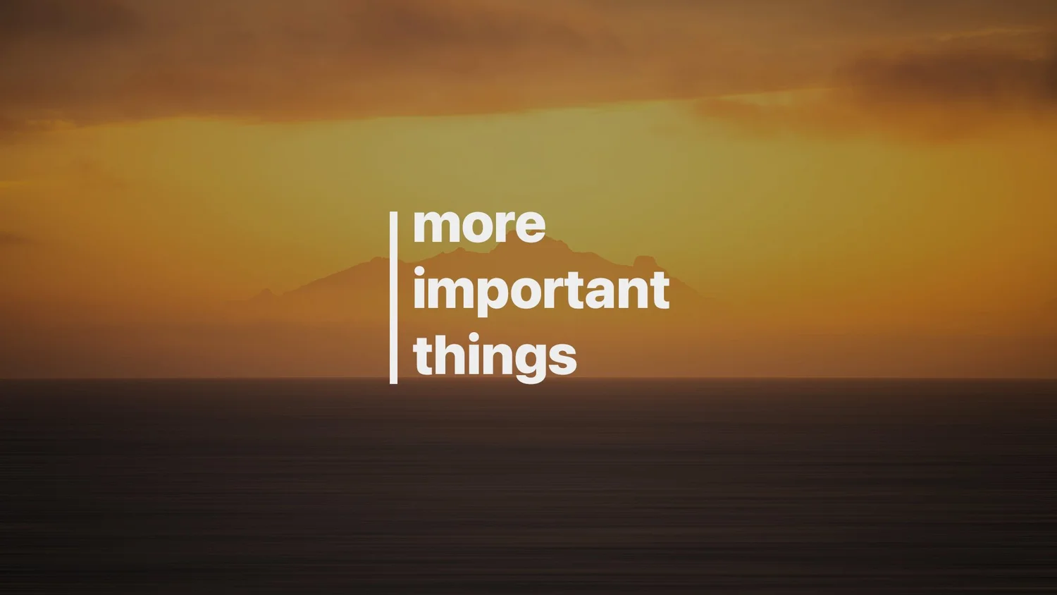 03-30: More Important Things episode artwork