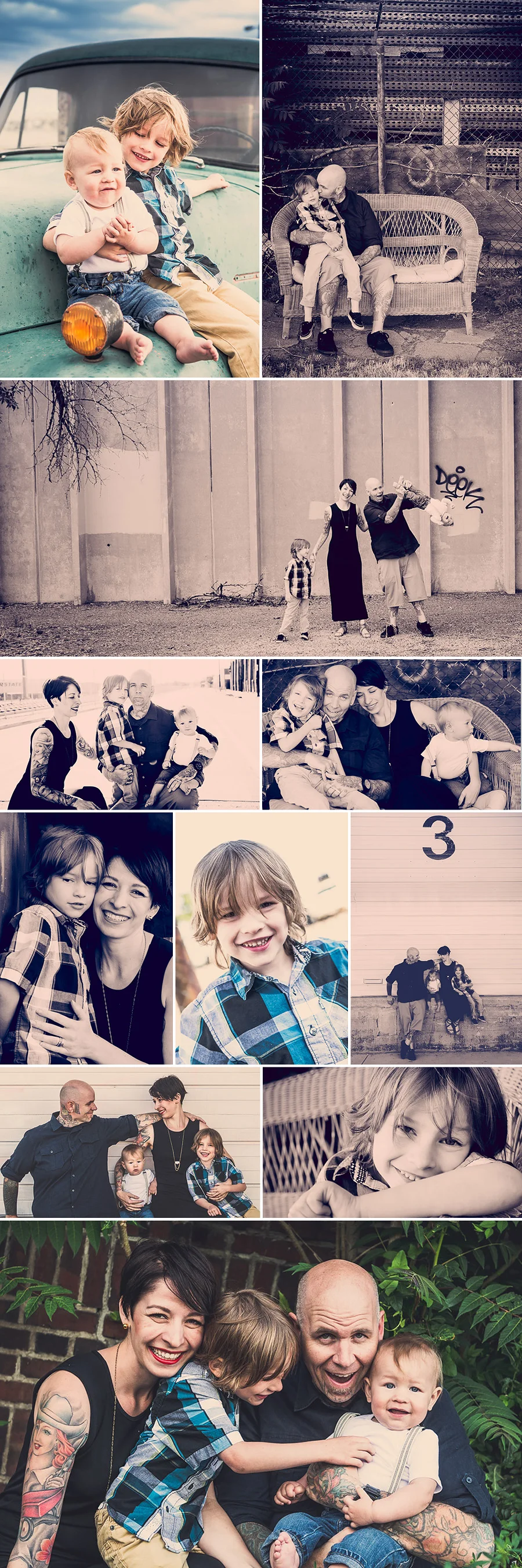 Denver RiNo Family Photography collage Hydle 3