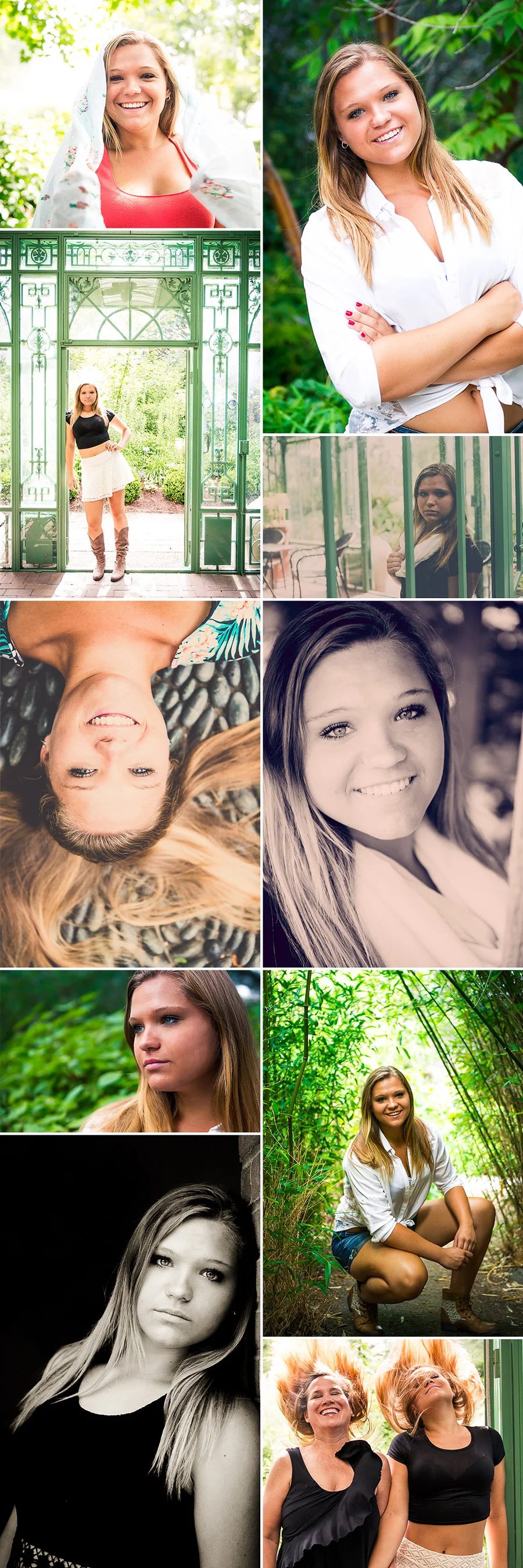 Mountain Range Senior Photos AshleyZ collage