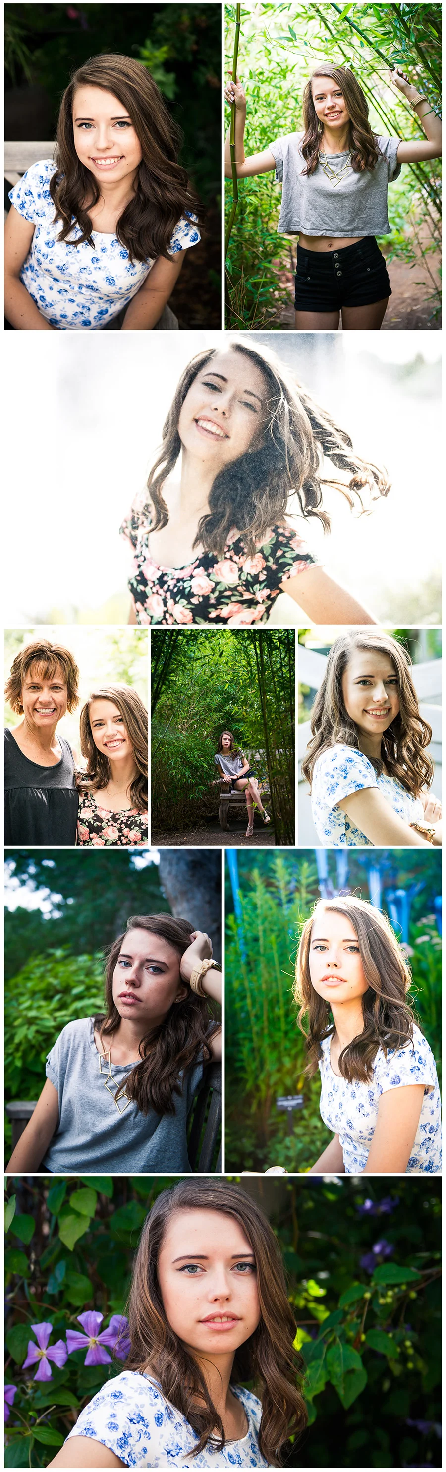 Senior photo session - Berkeley collage 1