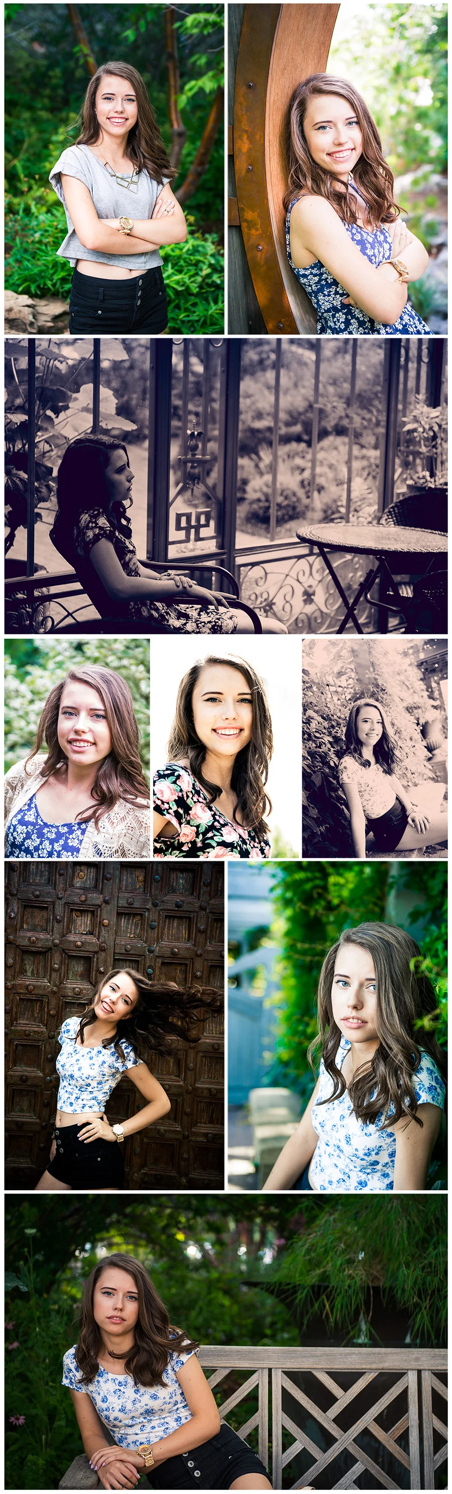 senior photo session Berkeley collage 2
