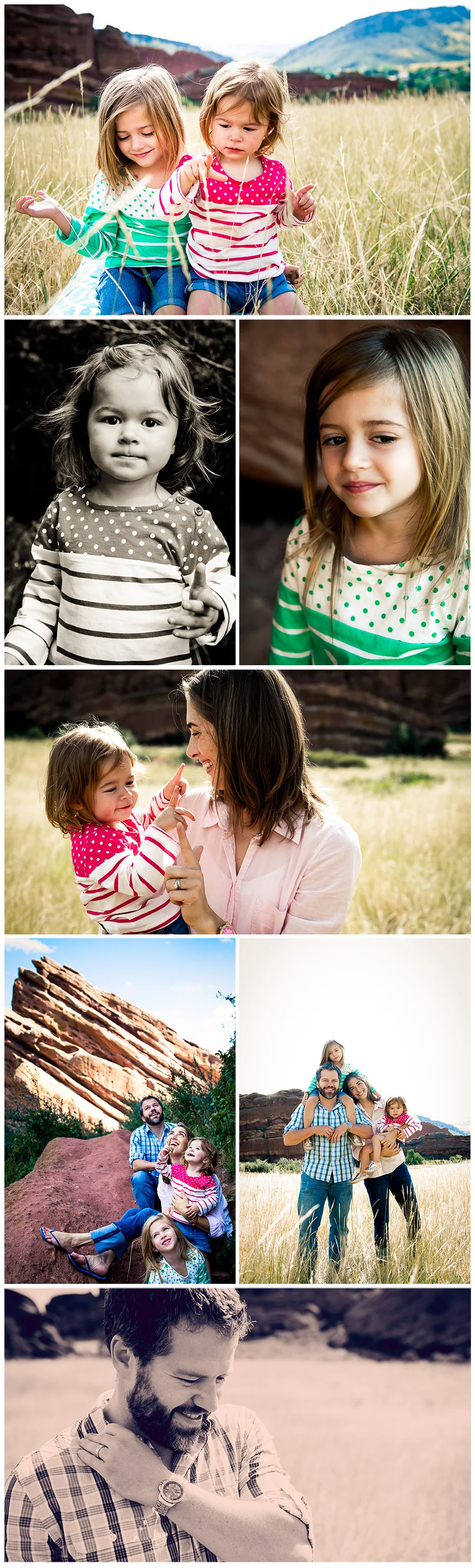 Family Photos in Golden - Howe Collage