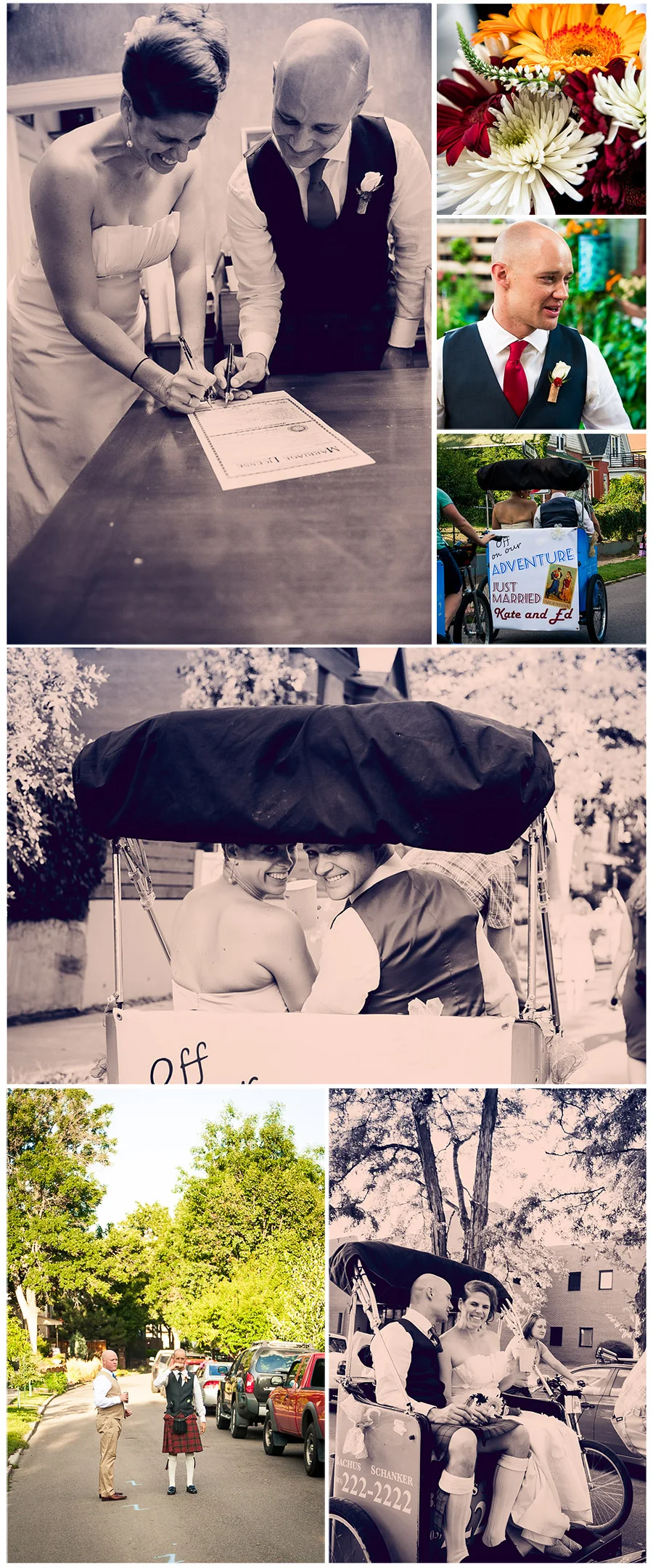 Kate and Ed's Wedding Collage 12