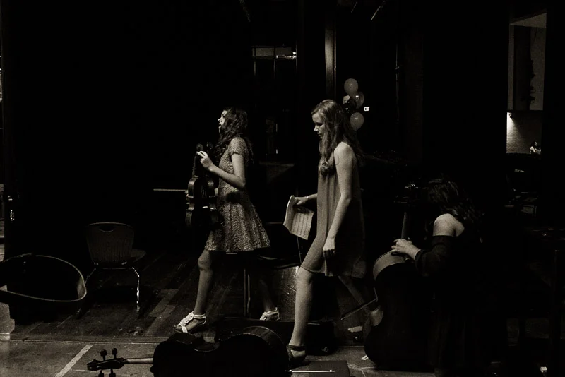 girls backstage