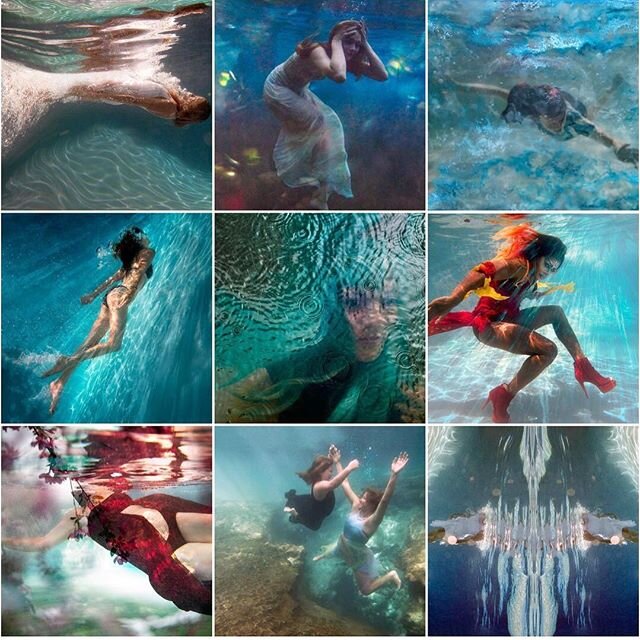 Surprise! It turns out I did a whole lot of underwater photography in 2019. This is definitely the color of my year.  Many thanks to the models who volunteered their time to work with me. And to @underwaterkids for the inspiring and super fun worksho